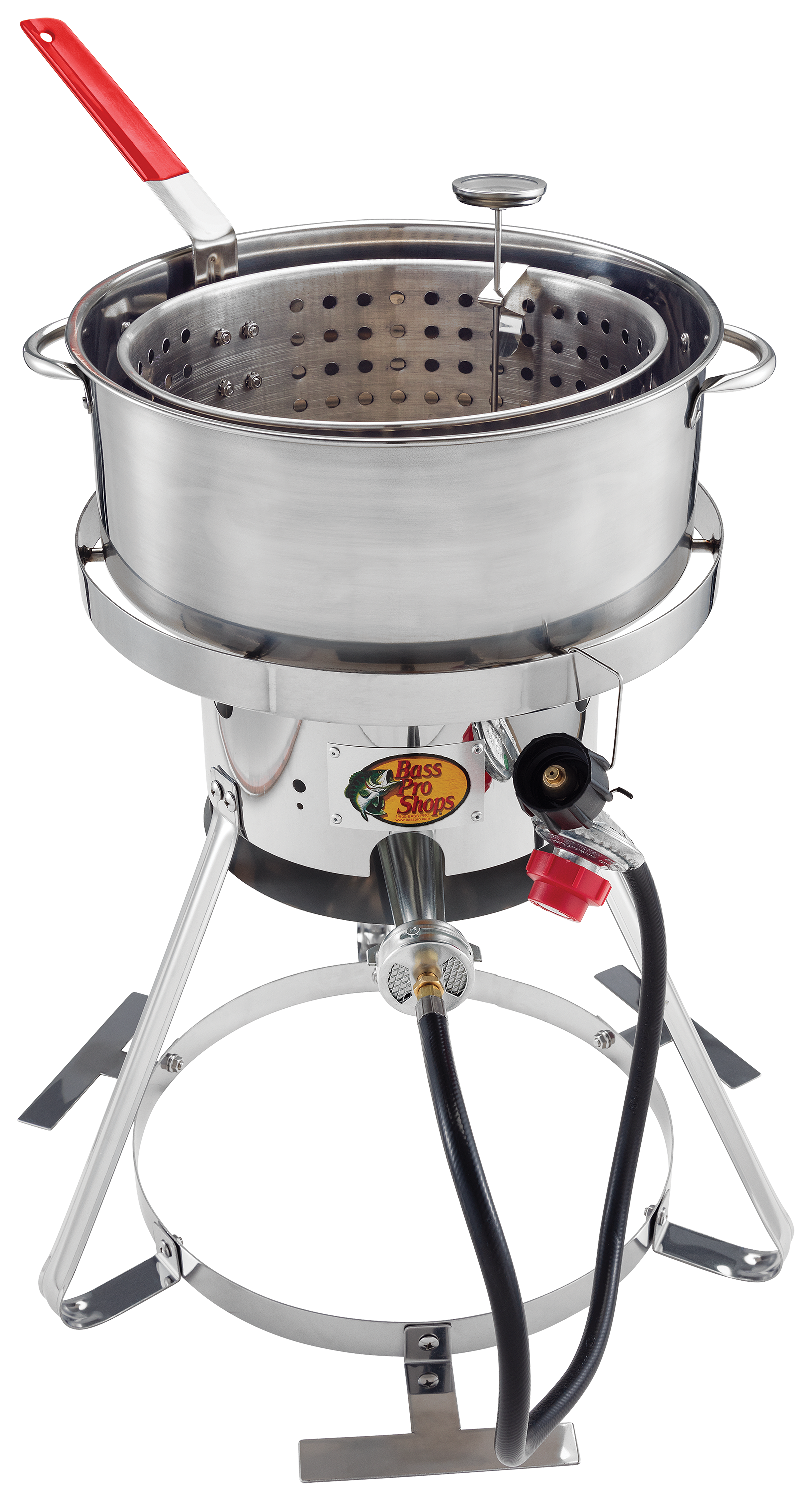Bass Pro Shops Stainless Steel 3-in-1 Combo Cooker