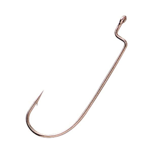 Gamakatsu O'Shaughnessy Offset Worm Hooks - Bronze - 6 Pack - 2