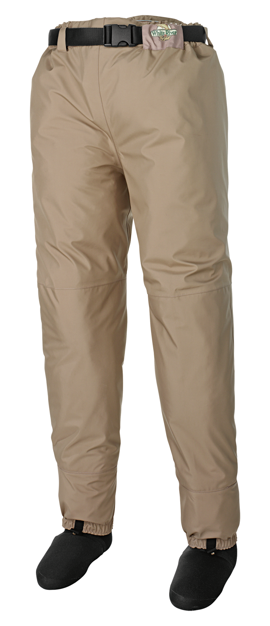 White River Fly Shop Mens Waders Tan Size XL Extra Large Fishing Belted  Pants 