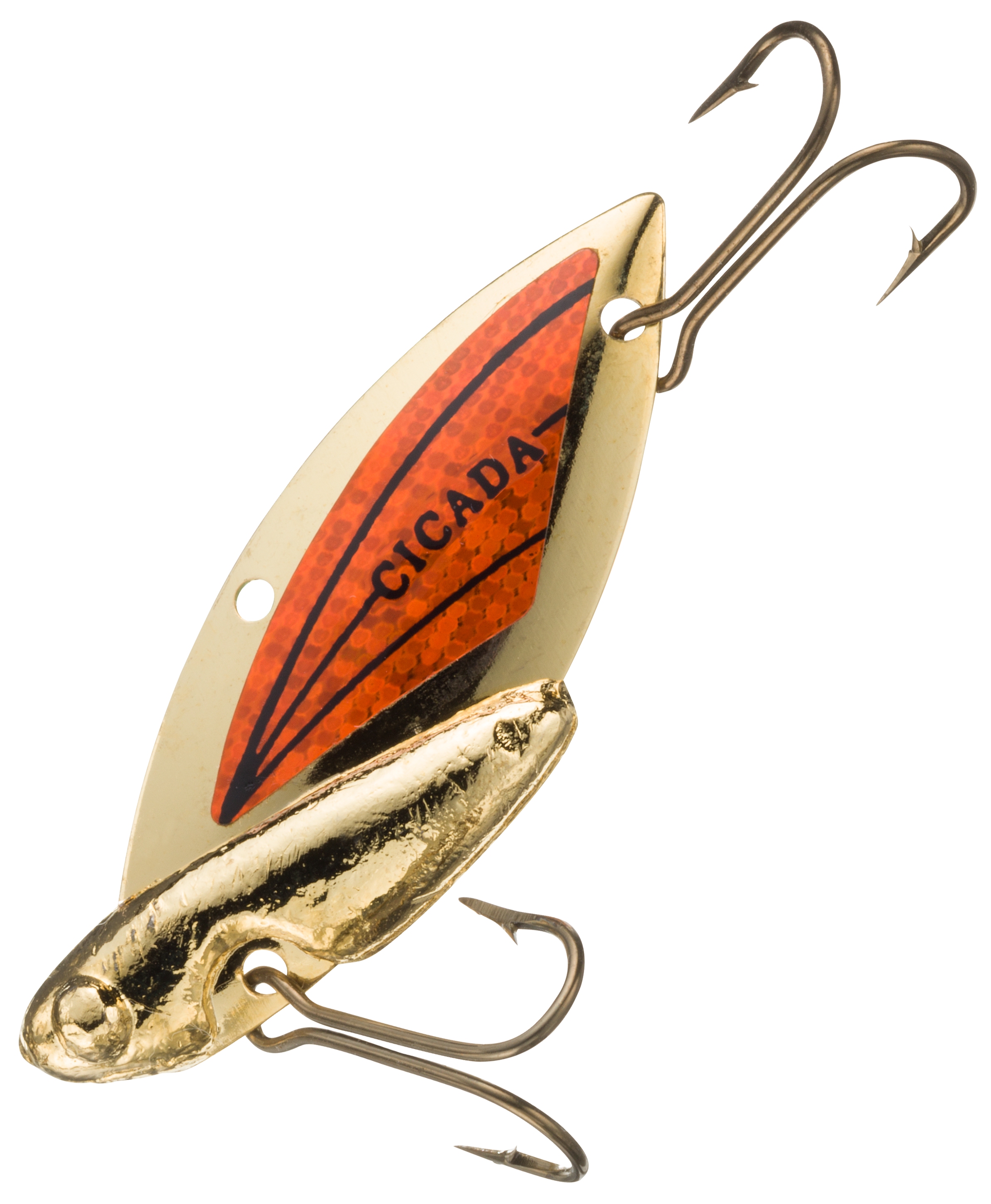 Vintage Reef Runner Cicada, 2/5oz Nickel / Blue fishing spoon #11470