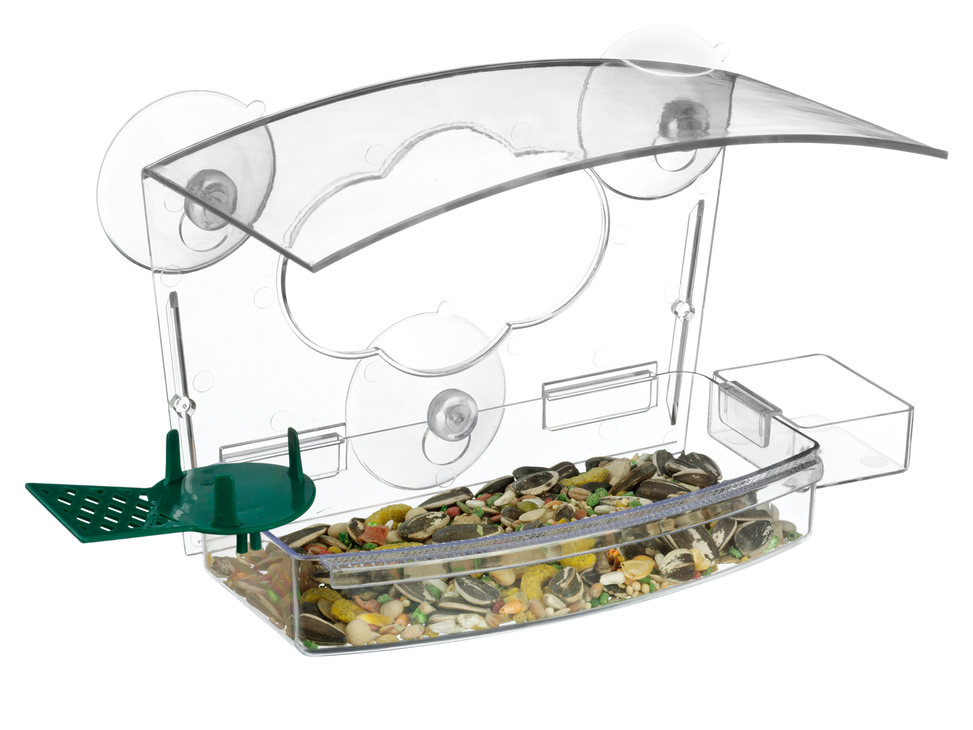 Image of WoodLink Audubon Mixed Treat Window Bird Feeder