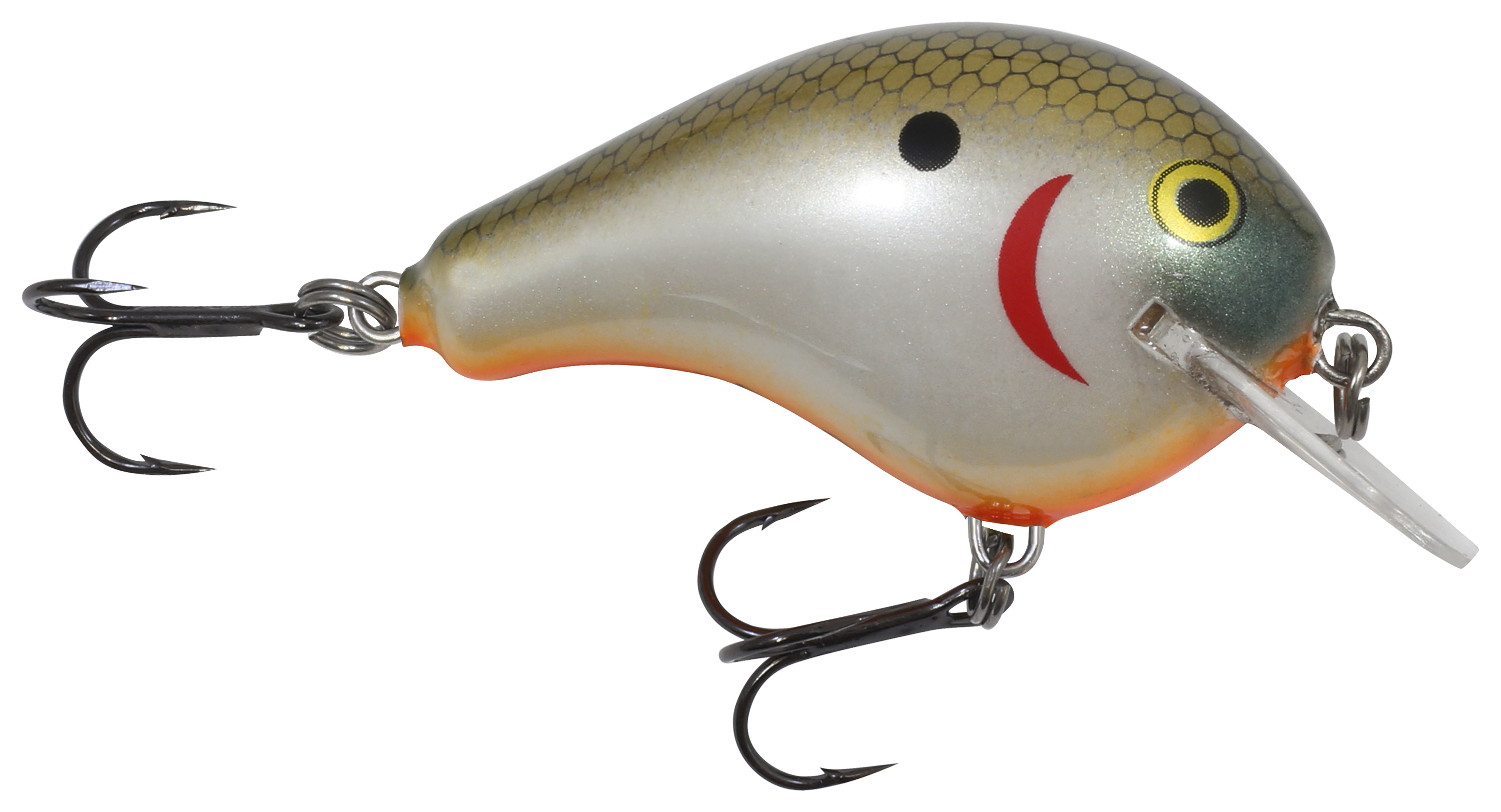 Bagley Balsa B1 Squarebill Crankbait - 2-1/2 - Tennessee Shad Orange Bel