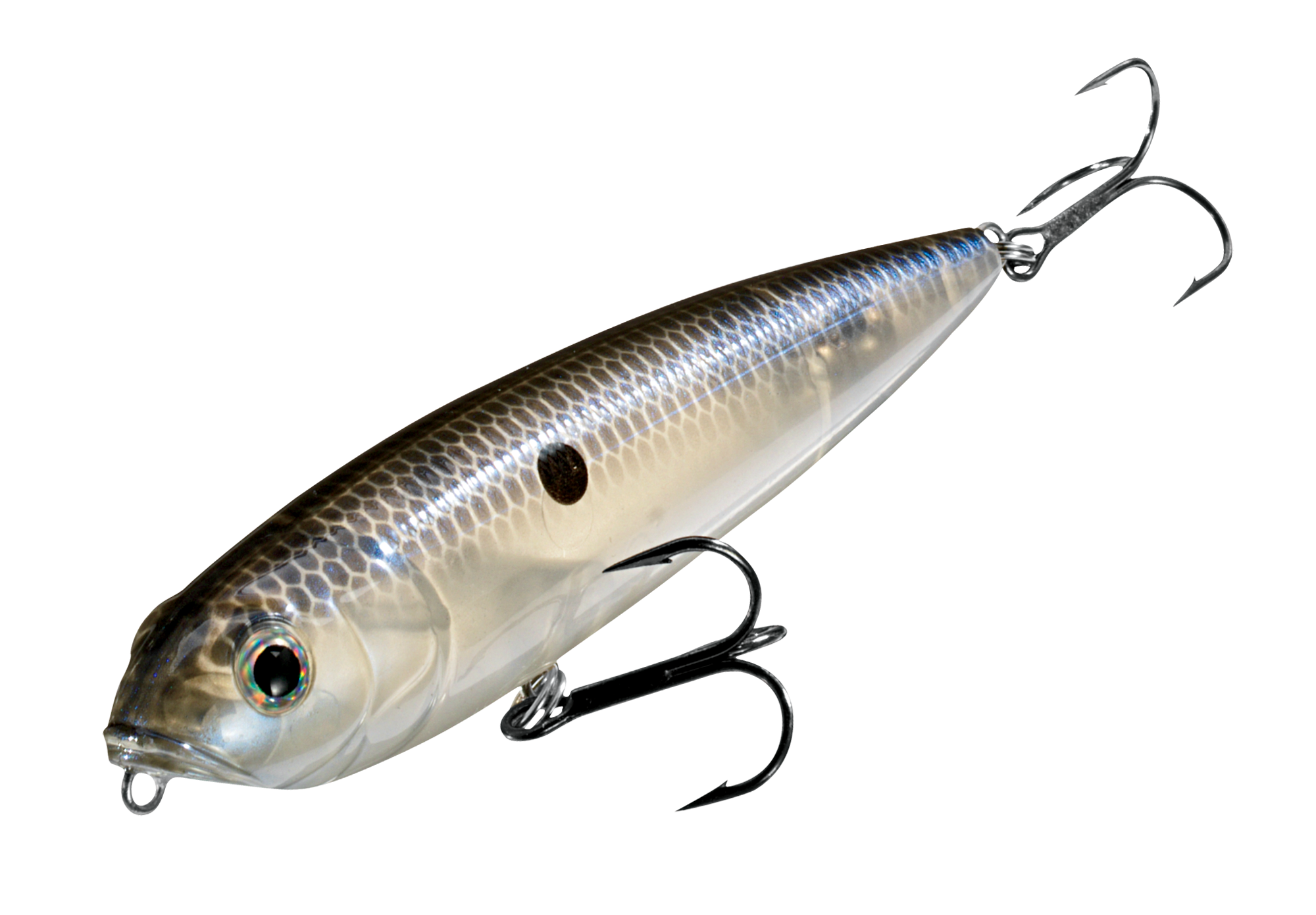 Strike King (HCKVDSDJR-475) KVD Sexy Dawg Junior Fishing Lure, 475 -  Carolina Chrome, 3/8 oz, Premium Topwater Lure