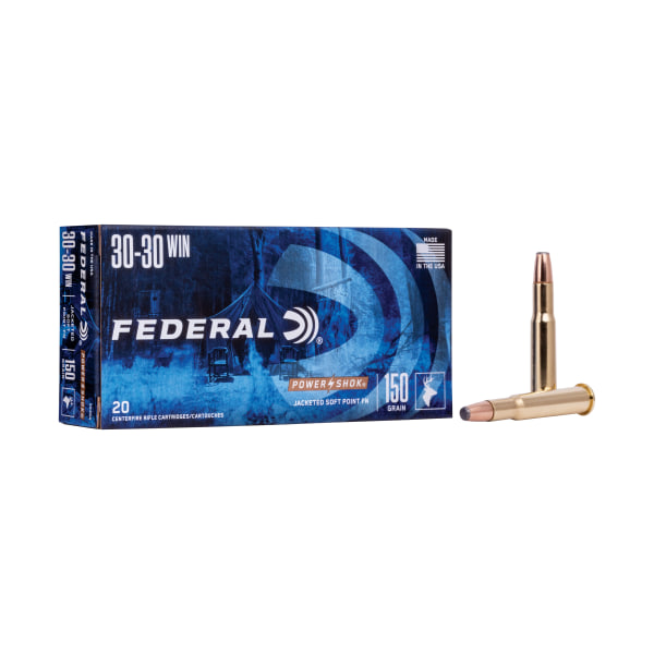 Federal Premium Power-Shok Centerfire Rifle Ammo - .30-30 Winchester - 150 Grain