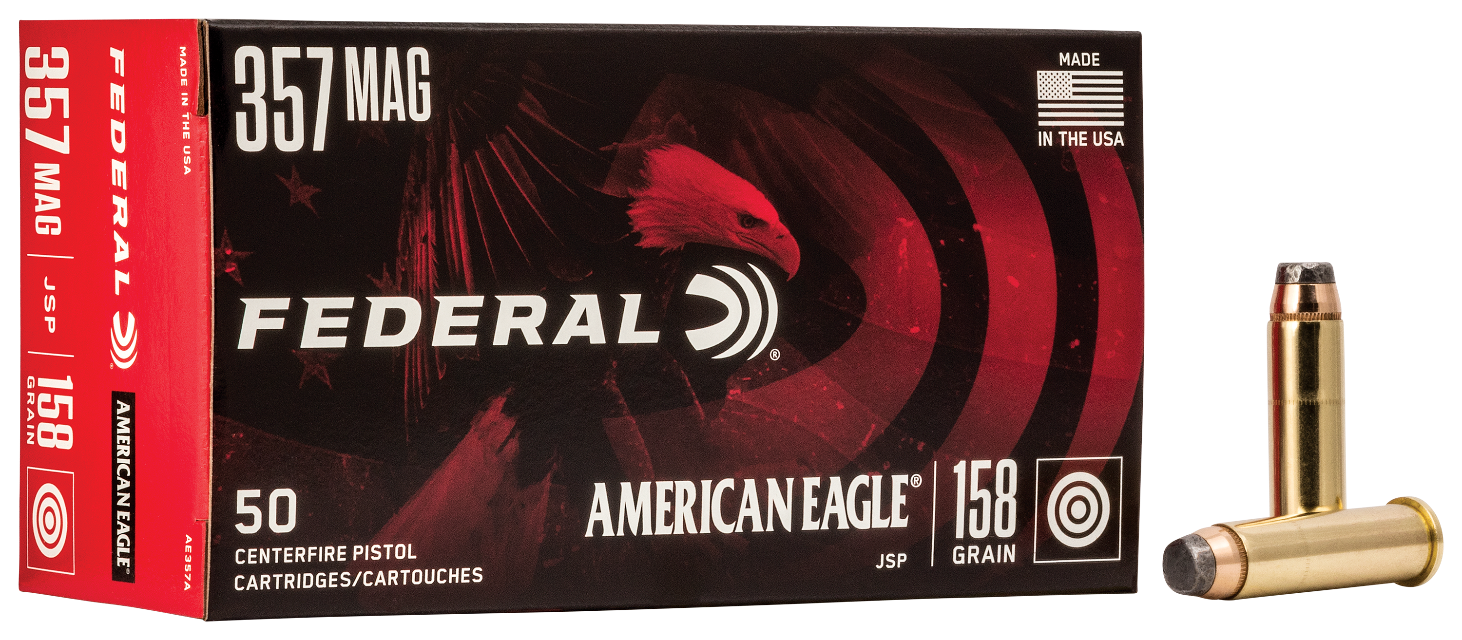 Federal American Eagle Centerfire Pistol Cartridges - .357 Magnum - 158 Grain