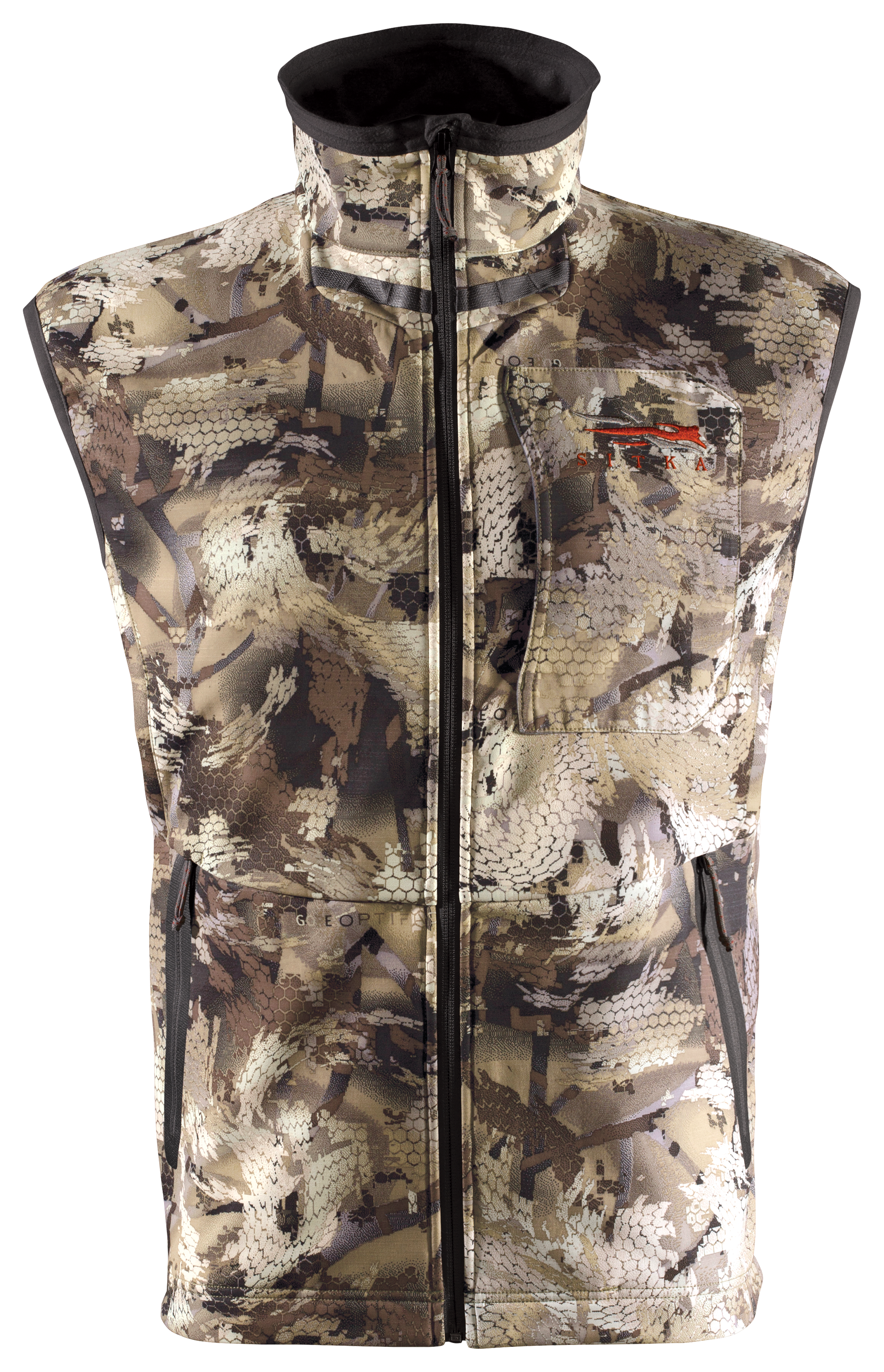 SITKA GORE OPTIFADE Concealment Waterfowl Dakota GORE-TEX WINDSTOPPER Vest for Men