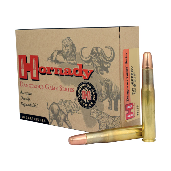 Hornady Dangerous Game Series .404 Jeffery 400 Grain Centerfire Rifle Ammo