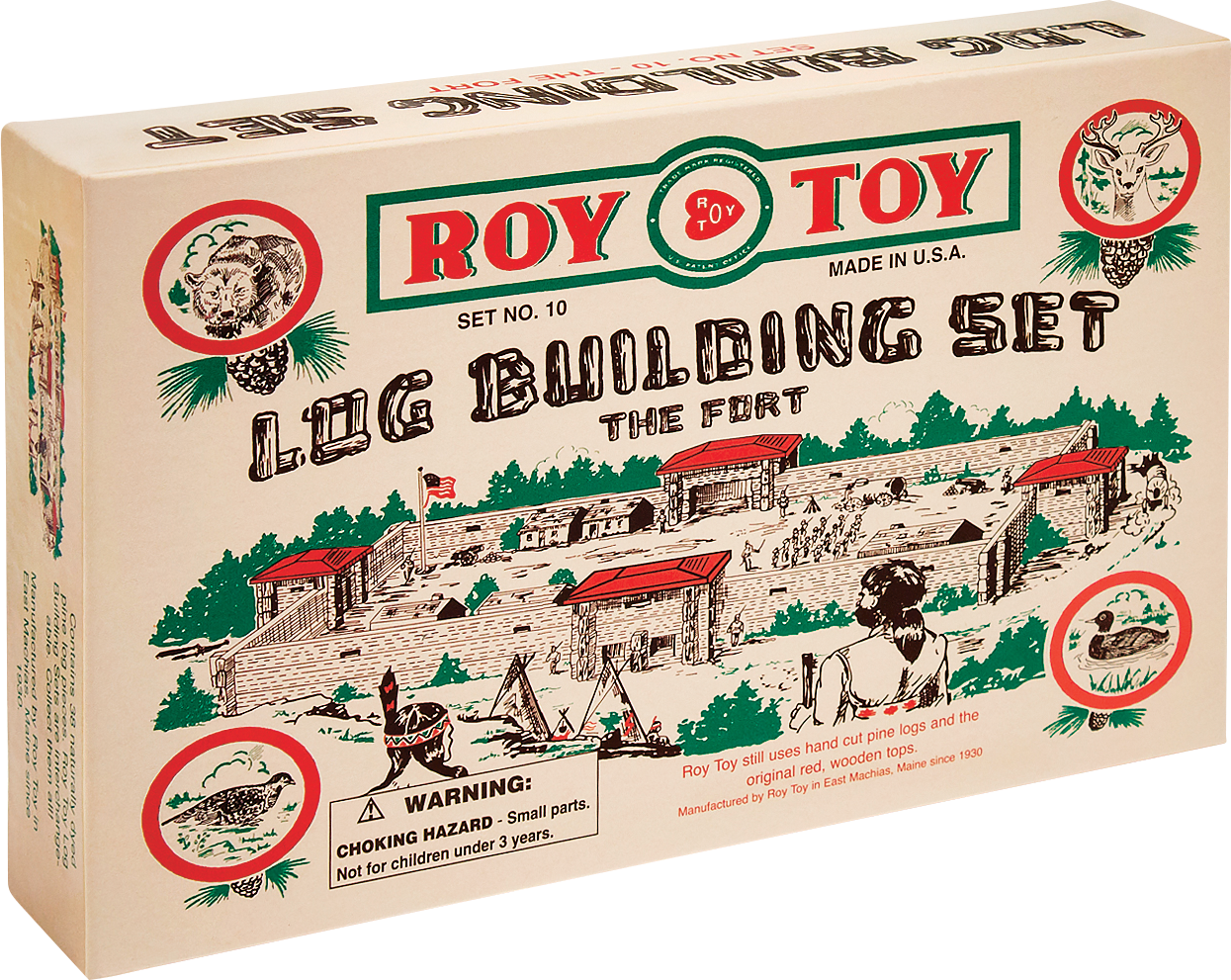 Channel Craft Roy Toy The Fort Log Building Set