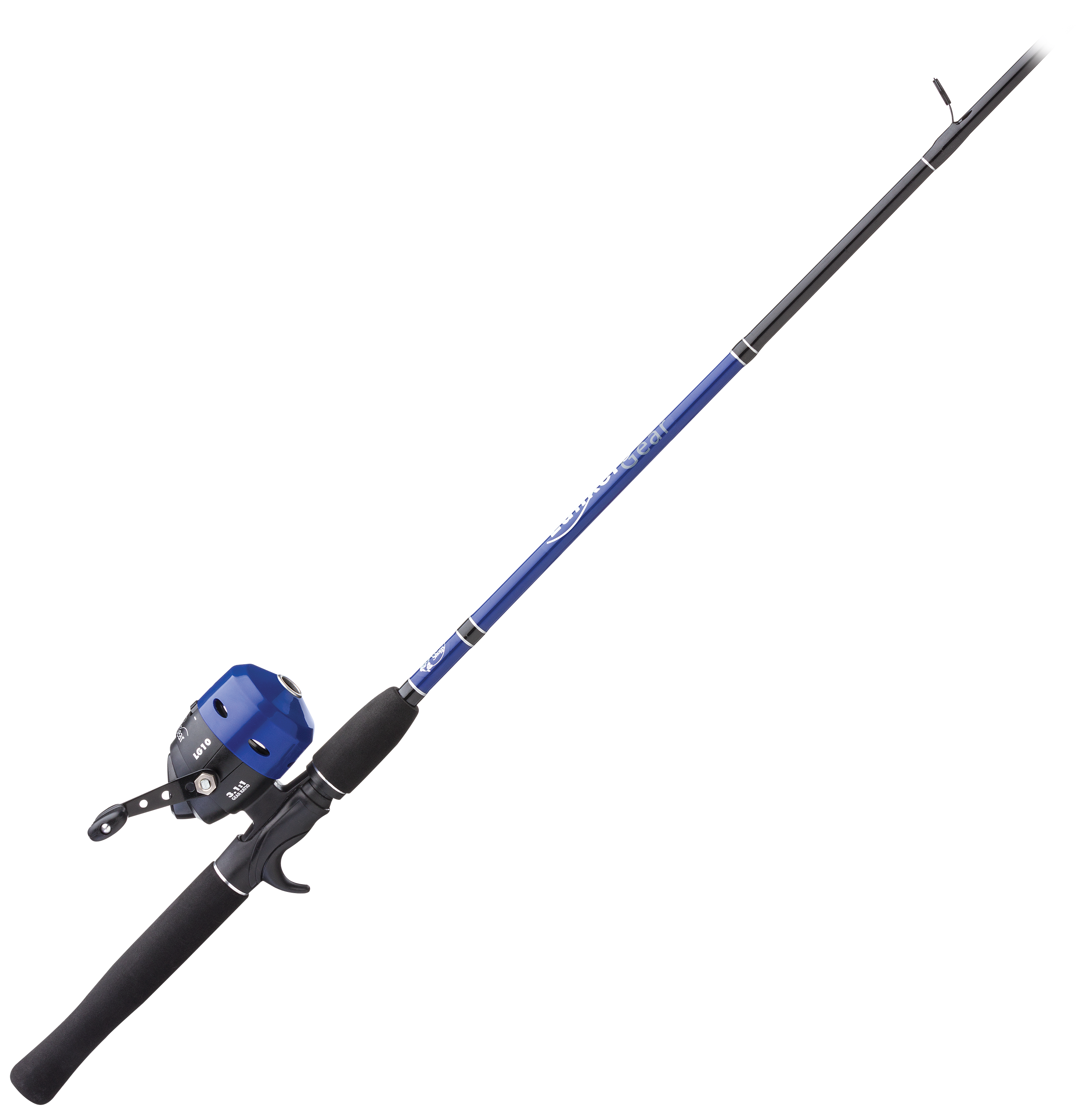 Fishing Rod and Reel Combo - 4' 2 Fiberglass Pole, Spincast Reel
