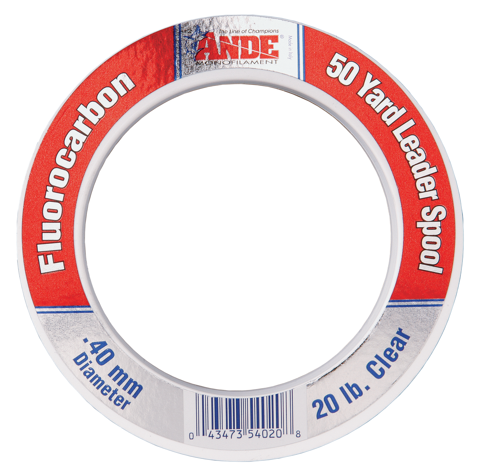 Ande Fluorocarbon Leader- Clear, 20 lbs