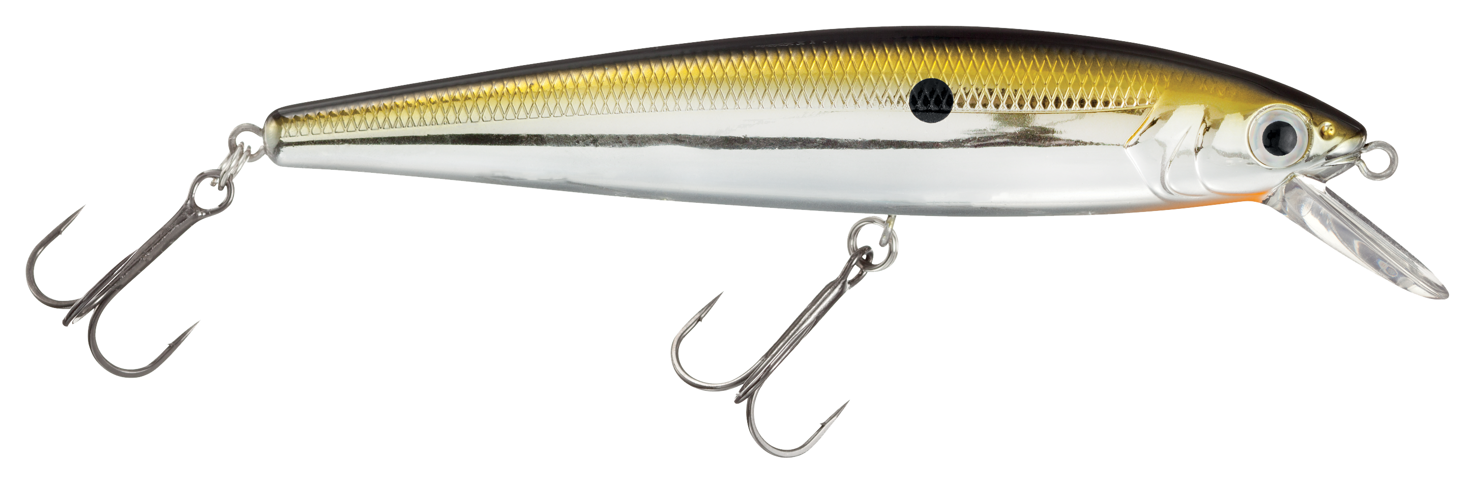 Strike King KVD Jerkbait - 4 - 3/8 oz. - Chrome Gold Black
