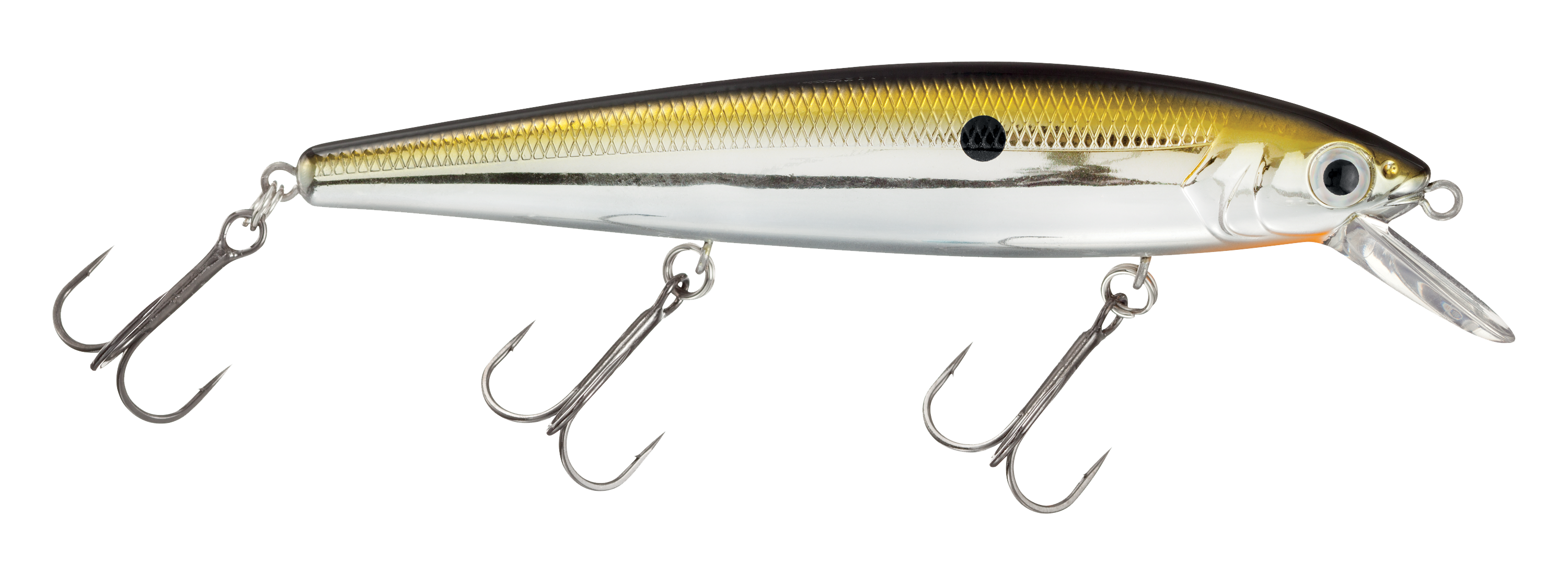 Strike King KVD Jerkbait - 4-1/4 - 1/2 oz. - Chrome Gold Black