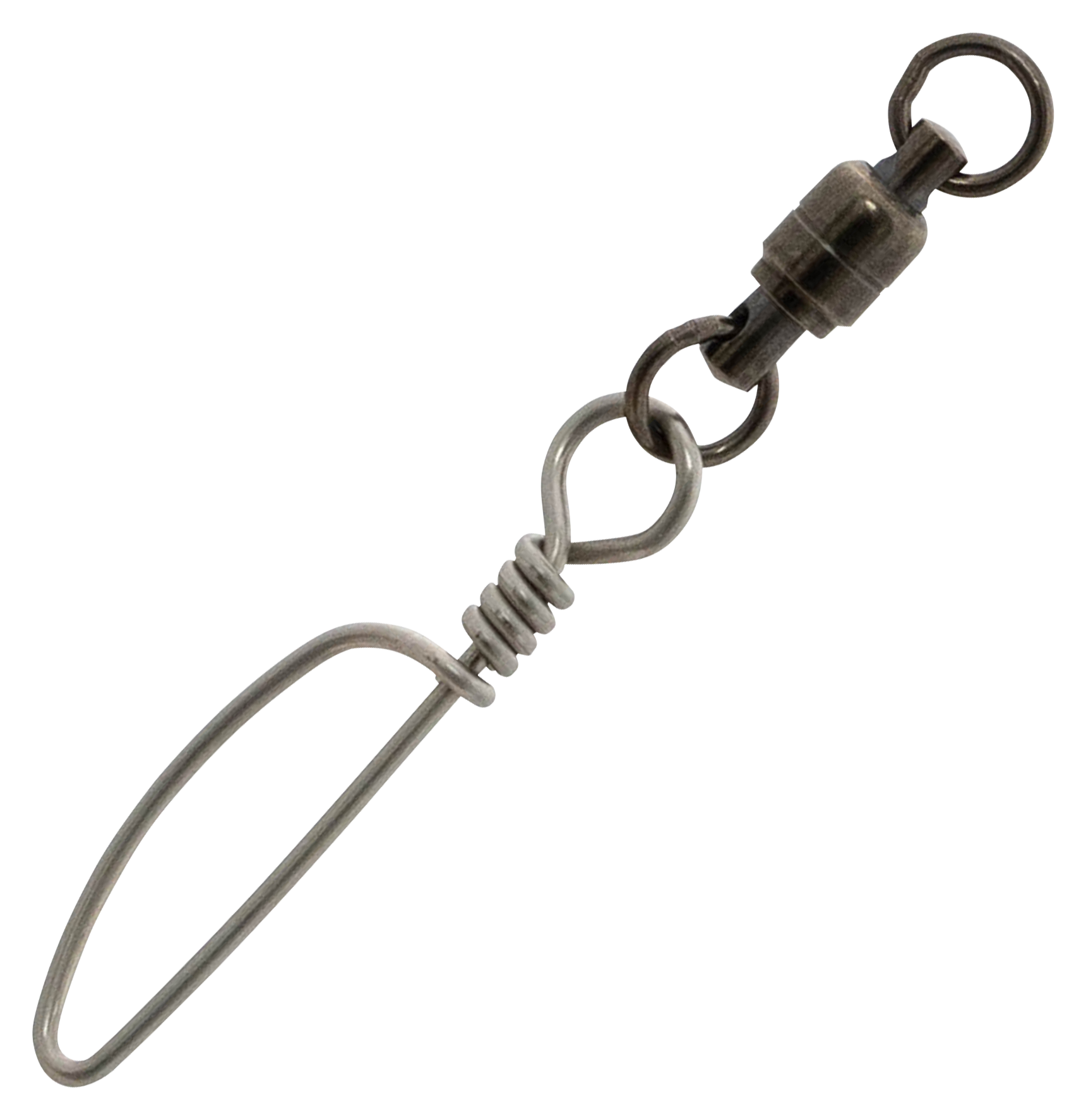 Image of Diamond Ball-Bearing Swivels with Tournament Snaps - 4 - Black Nickel - 150 lb. test