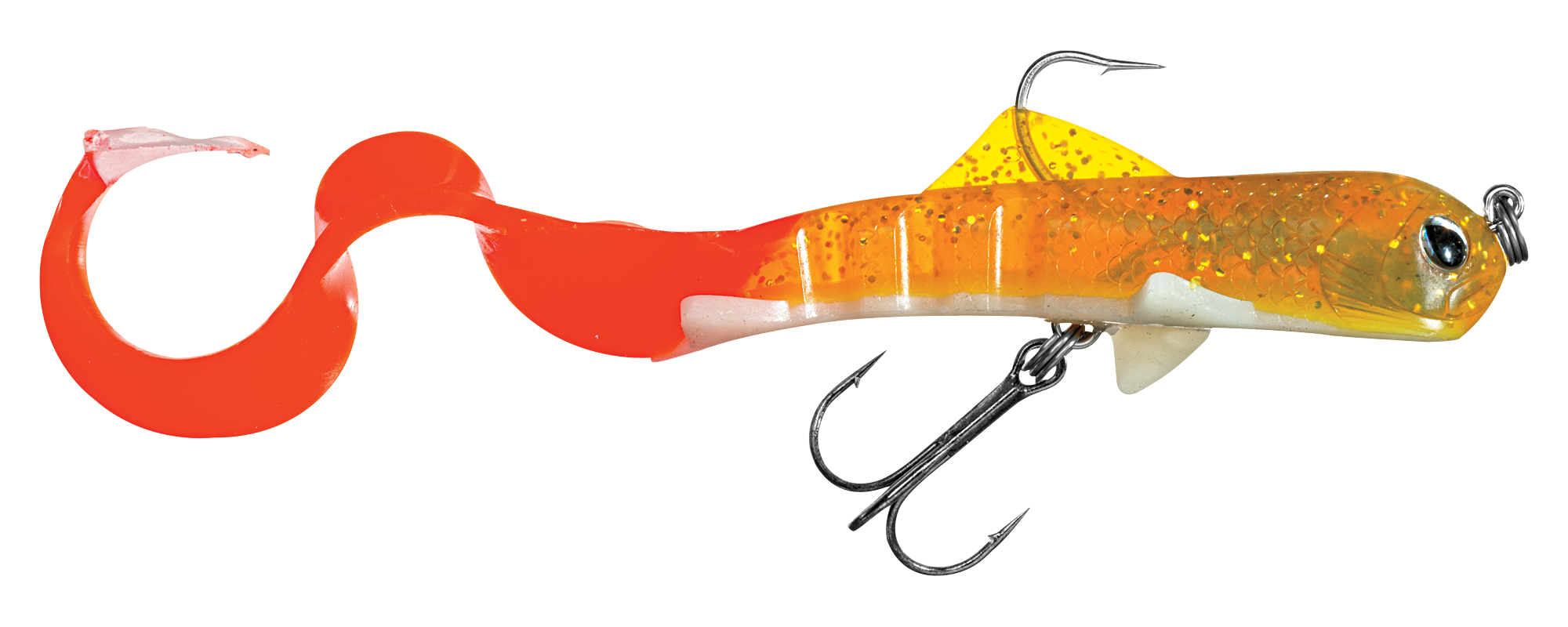 DAMIDEL 15Pcs Pre-Rigged Jig Head Soft Mini Fishing Lures,2.5