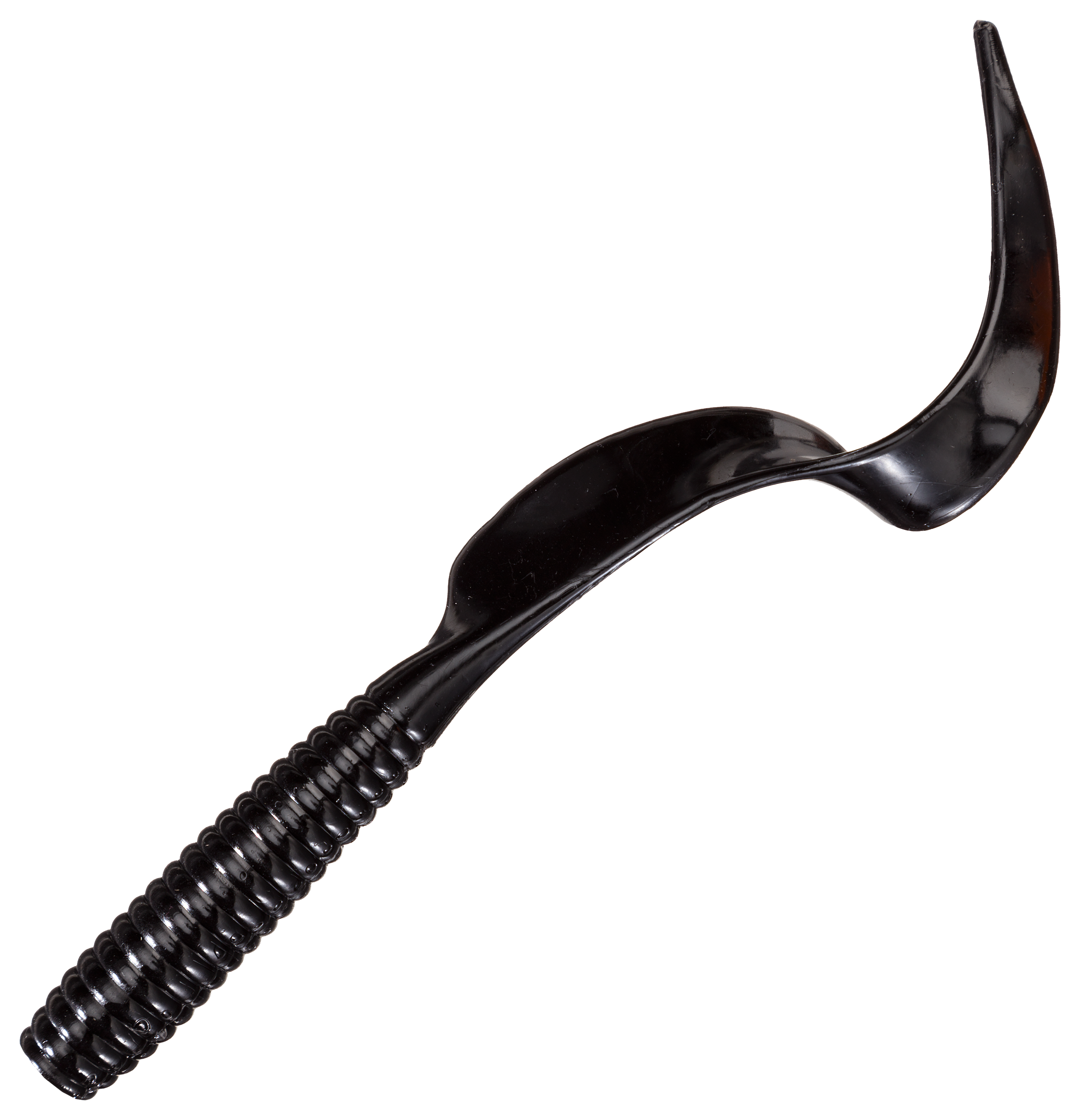 Bass Pro Shops XPS Muskie Single Tail Grub - 6 - Black