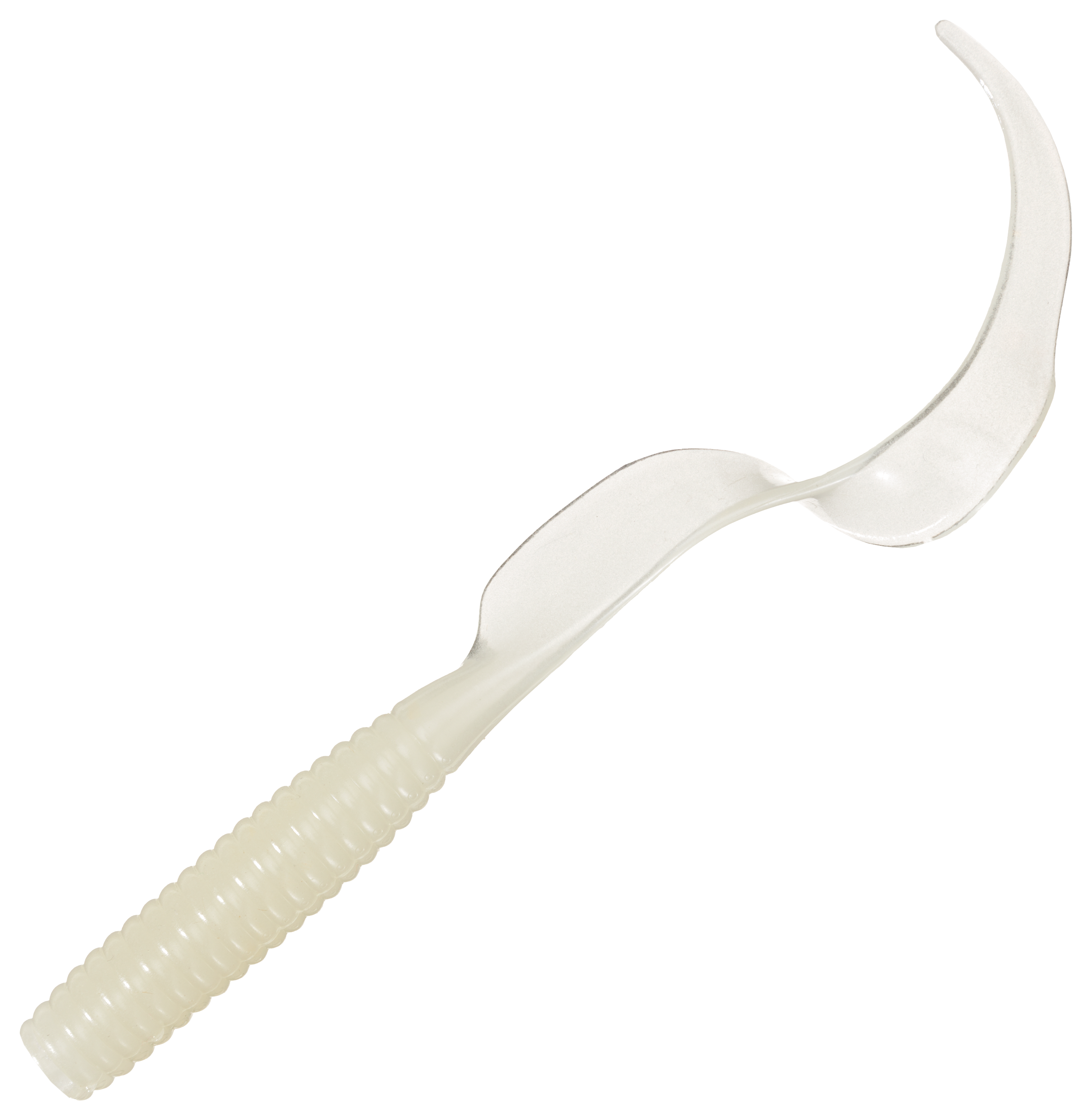 Bass Pro Shops XPS Muskie Single Tail Grub - 8 - Nite Glow