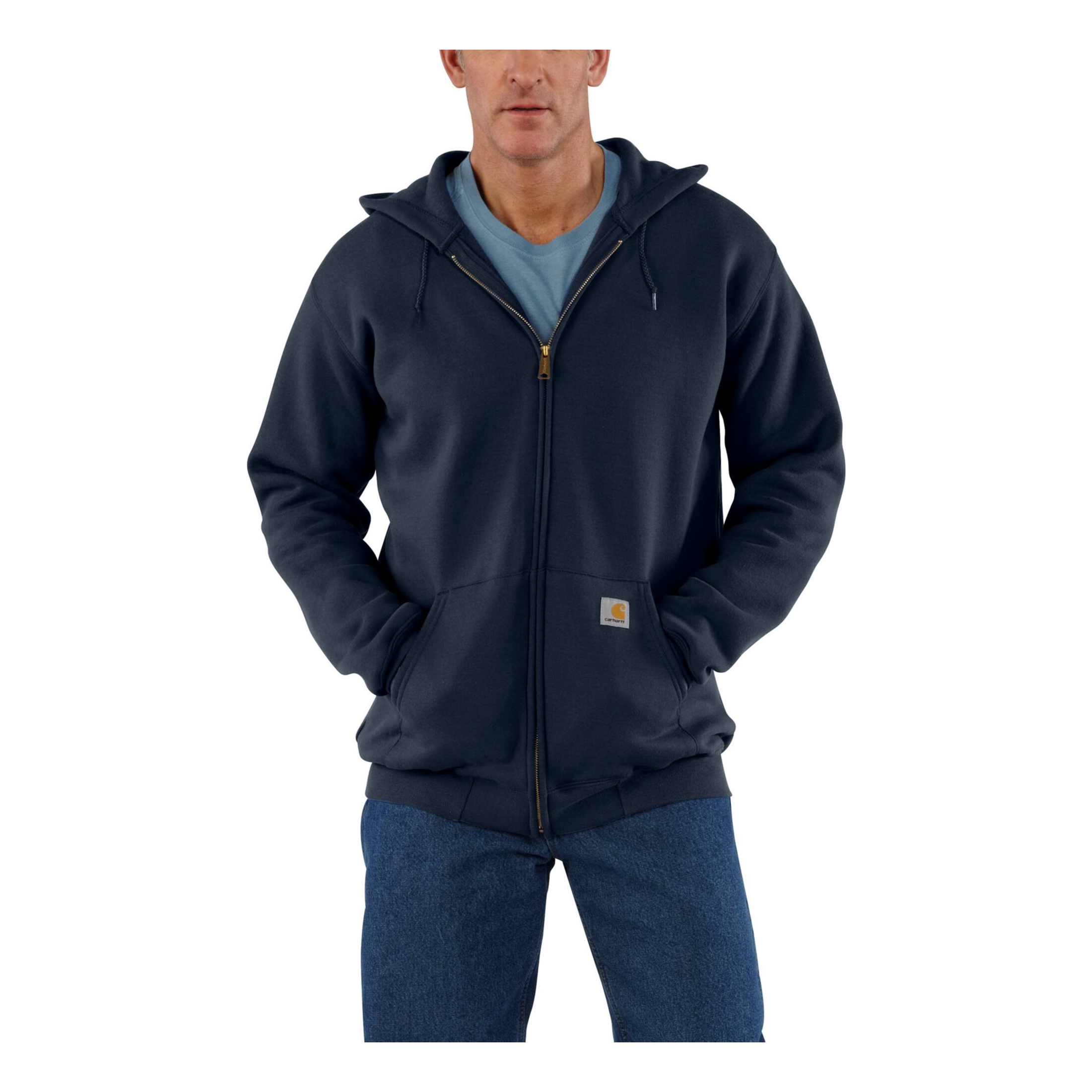 Carhartt Midweight Full-Zip Long-Sleeve Hooded Sweatshirt for Men