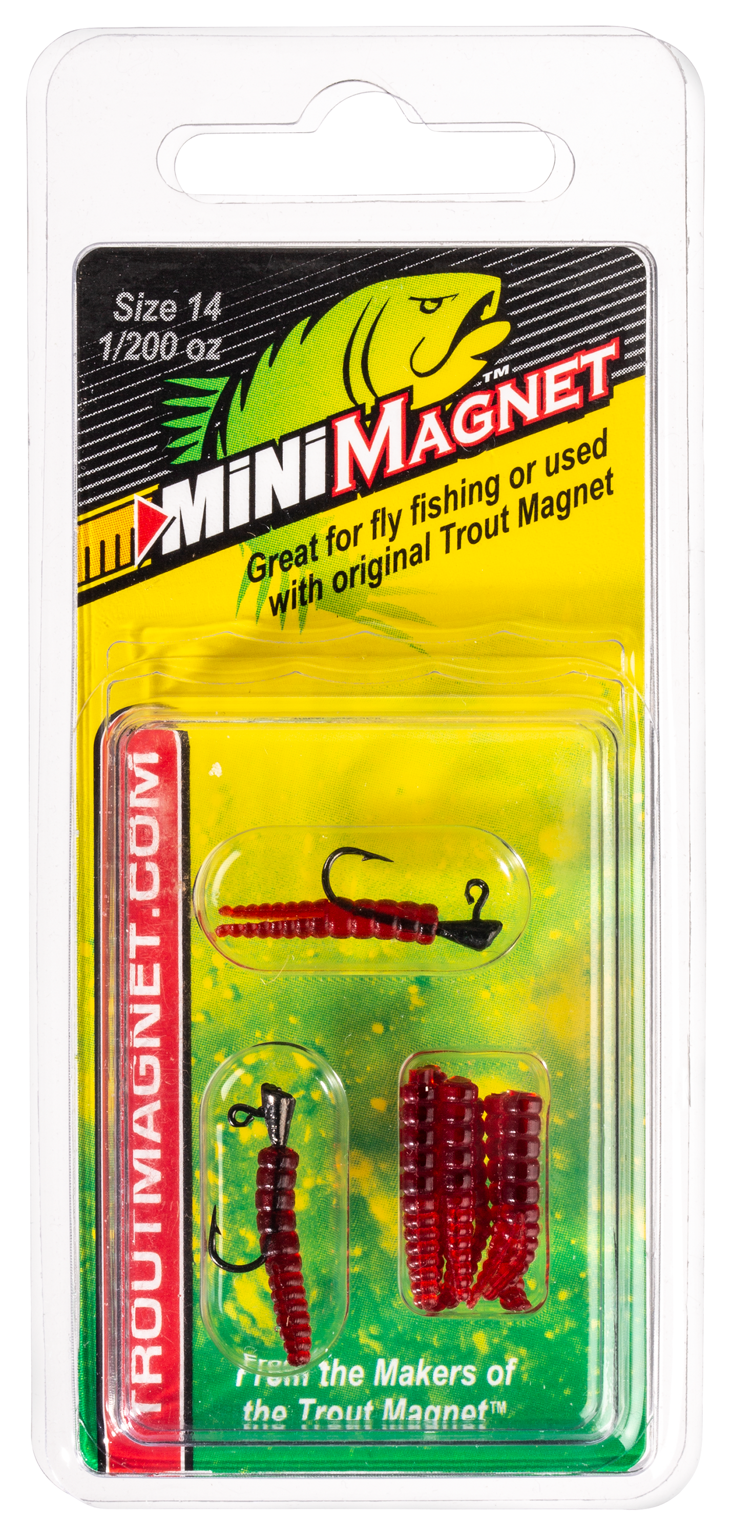 Trout Magnet Mini Magnet Jig - Red