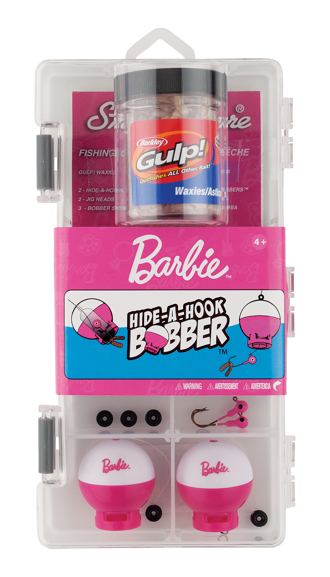 Shakespeare Barbie Hide-A-Hook Bobber Kit