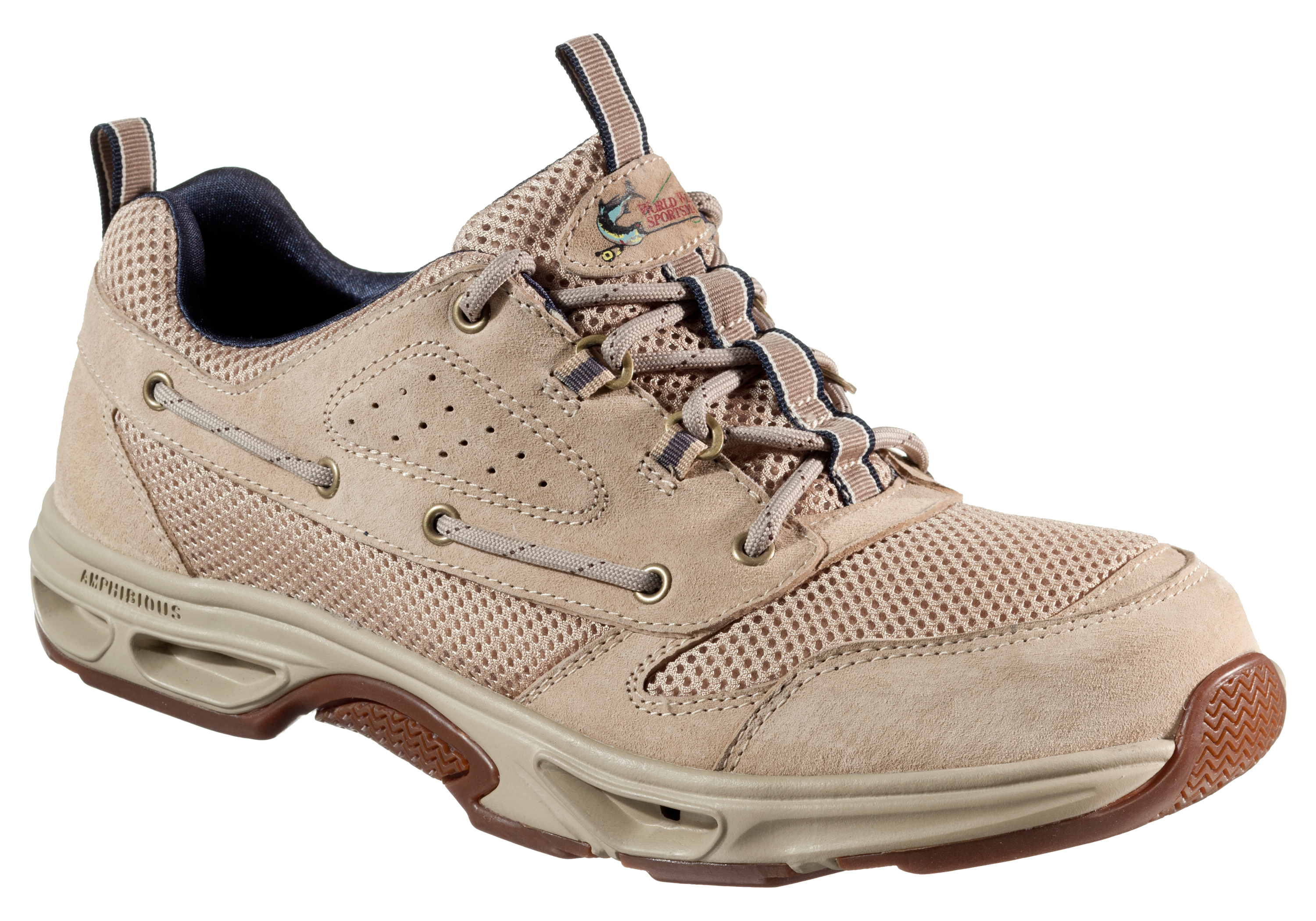 World Wide Sportsman Bayside Lace Fishing Shoes for Men - Tan