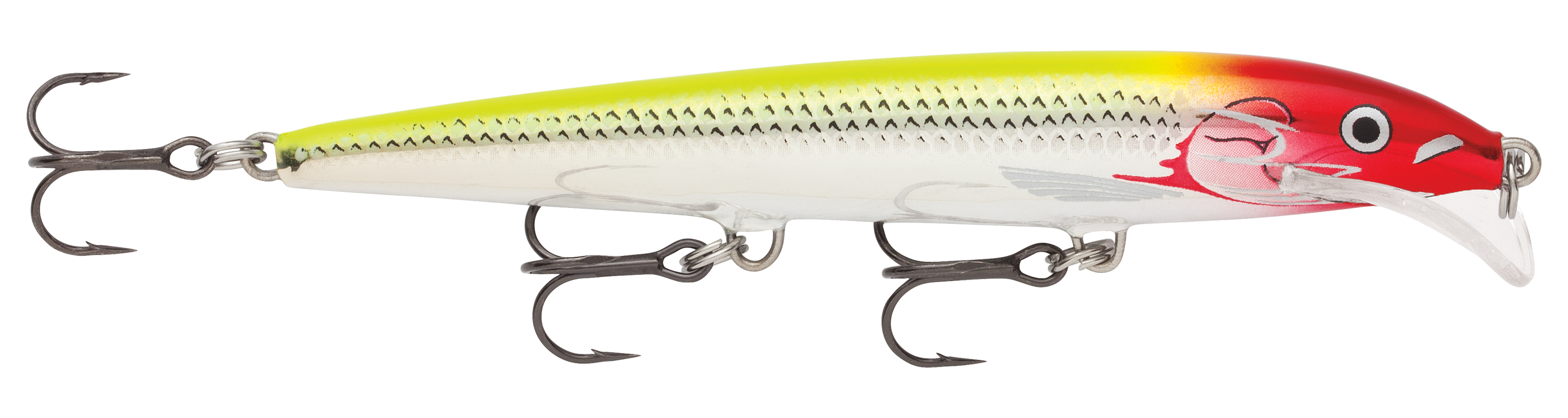 Image of "Rapala Scatter Rap Minnow - 4-3/8"" - Clown"