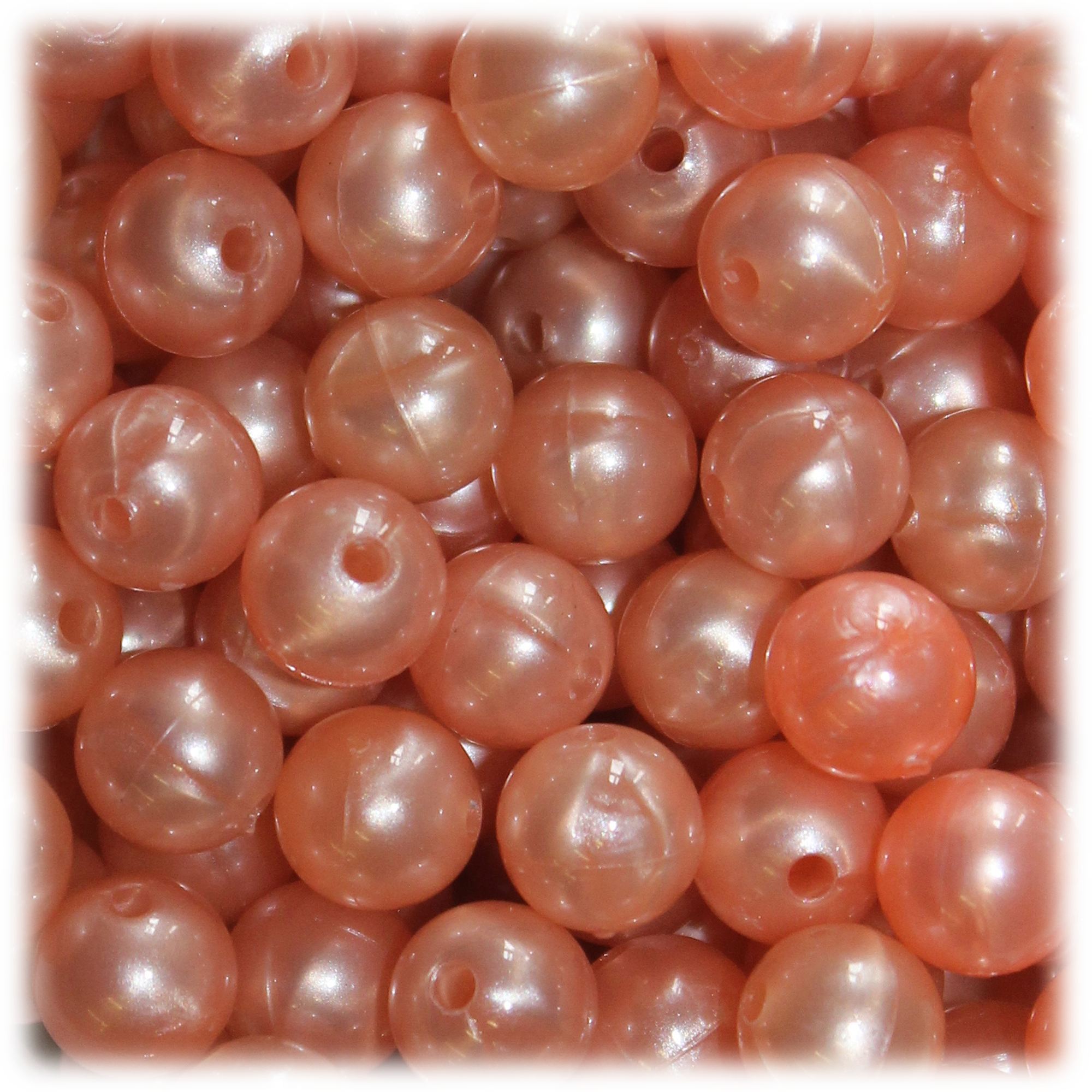 Image of TroutBeads Original Trout Beads - 8 mm - Peach Pearl