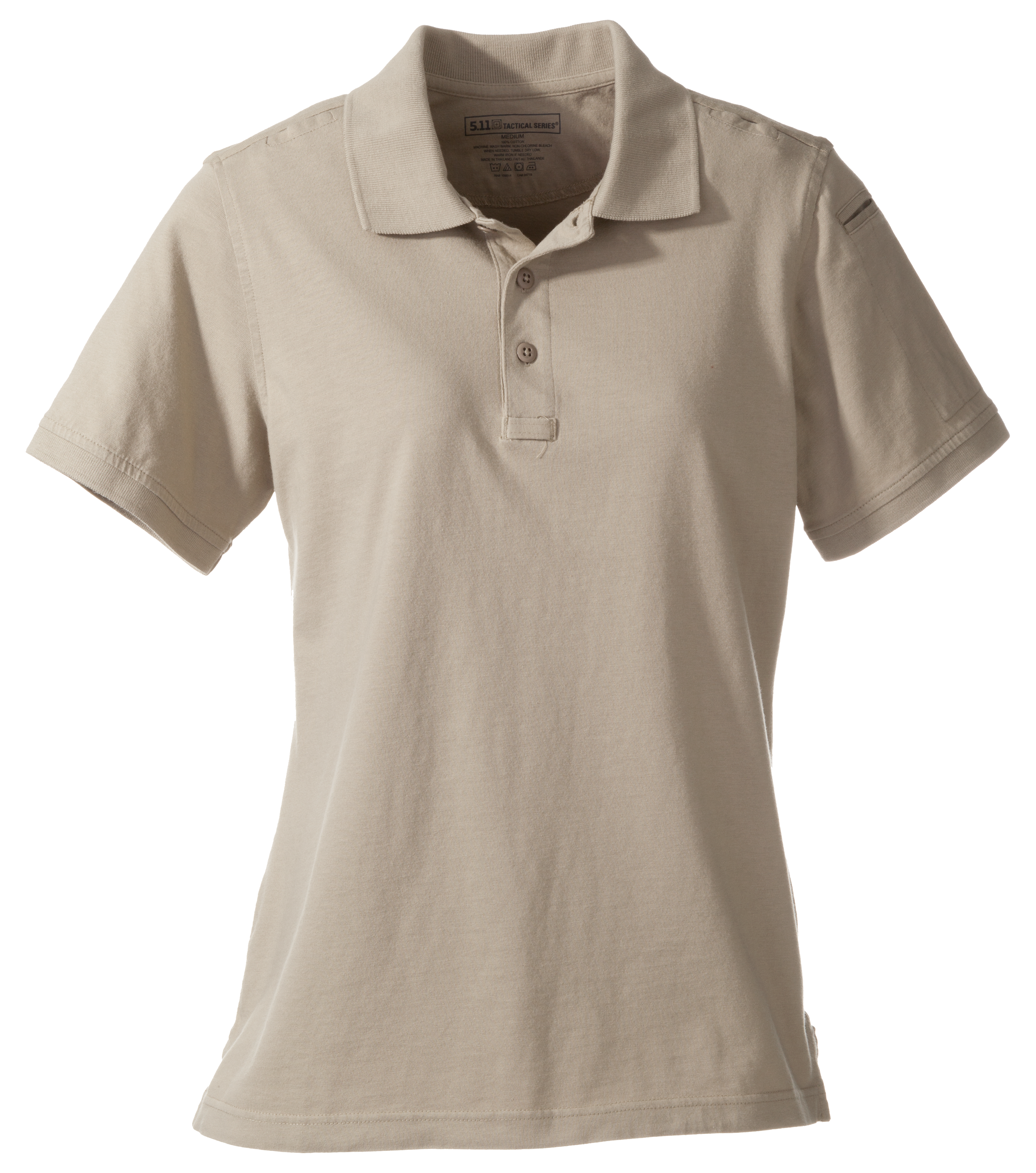 Image of 5.11 Tactical Short-Sleeve Polo for Ladies - Silver Tan