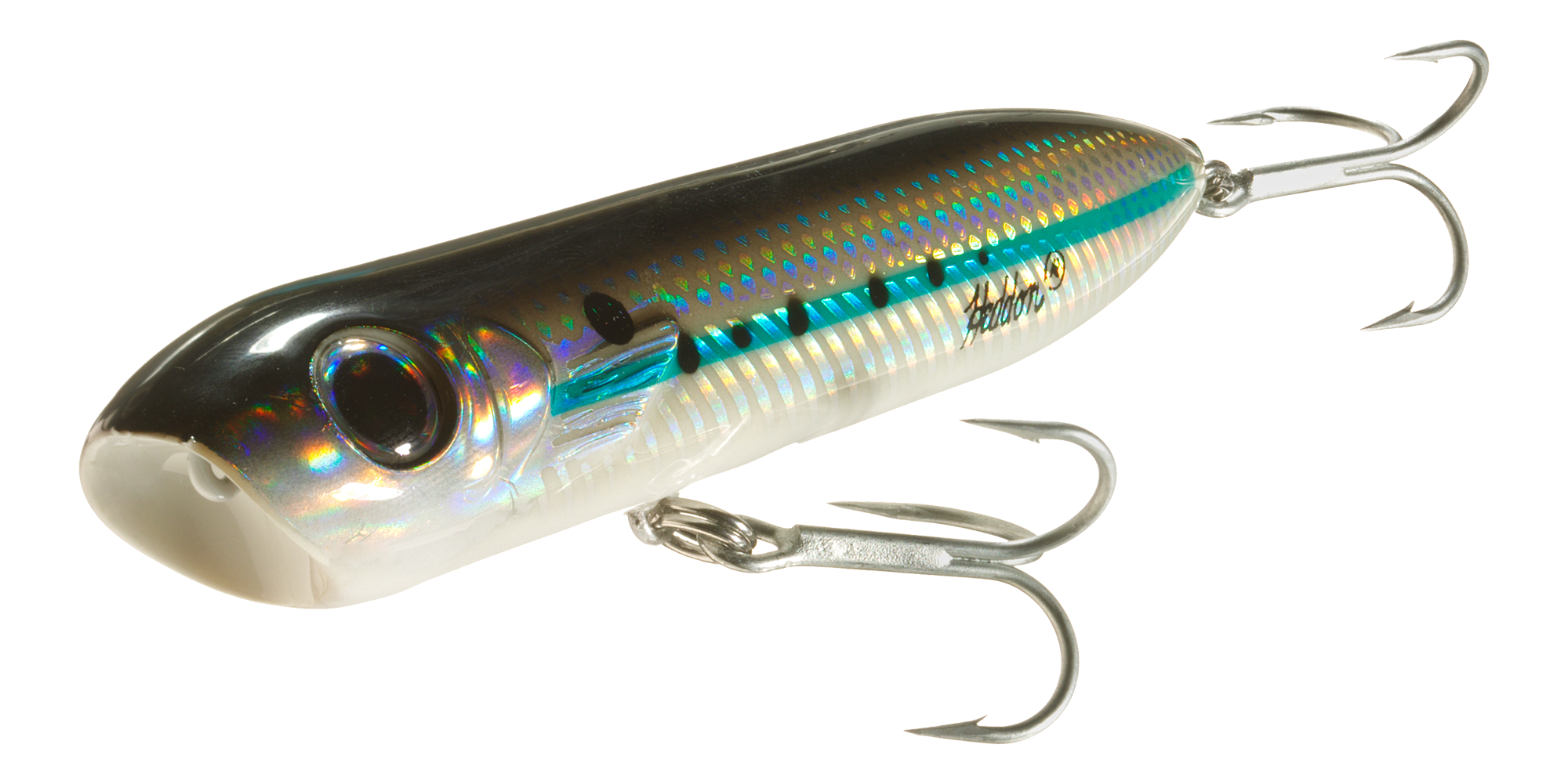 Heddon Saltwater Chug'n Spook Jr. - 3-1/2'' - Silver Mullet
