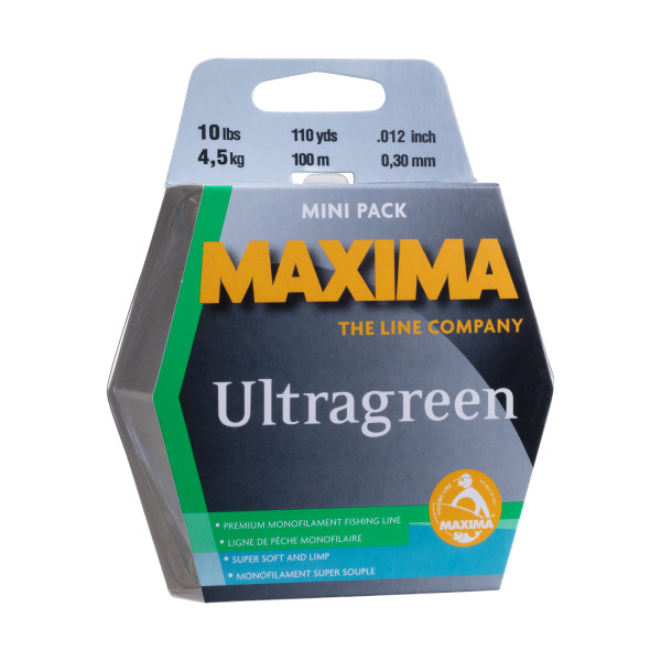 Maxima Ultragreen Mini Pack Monofilament Line - Ultra Green - 30 lb 