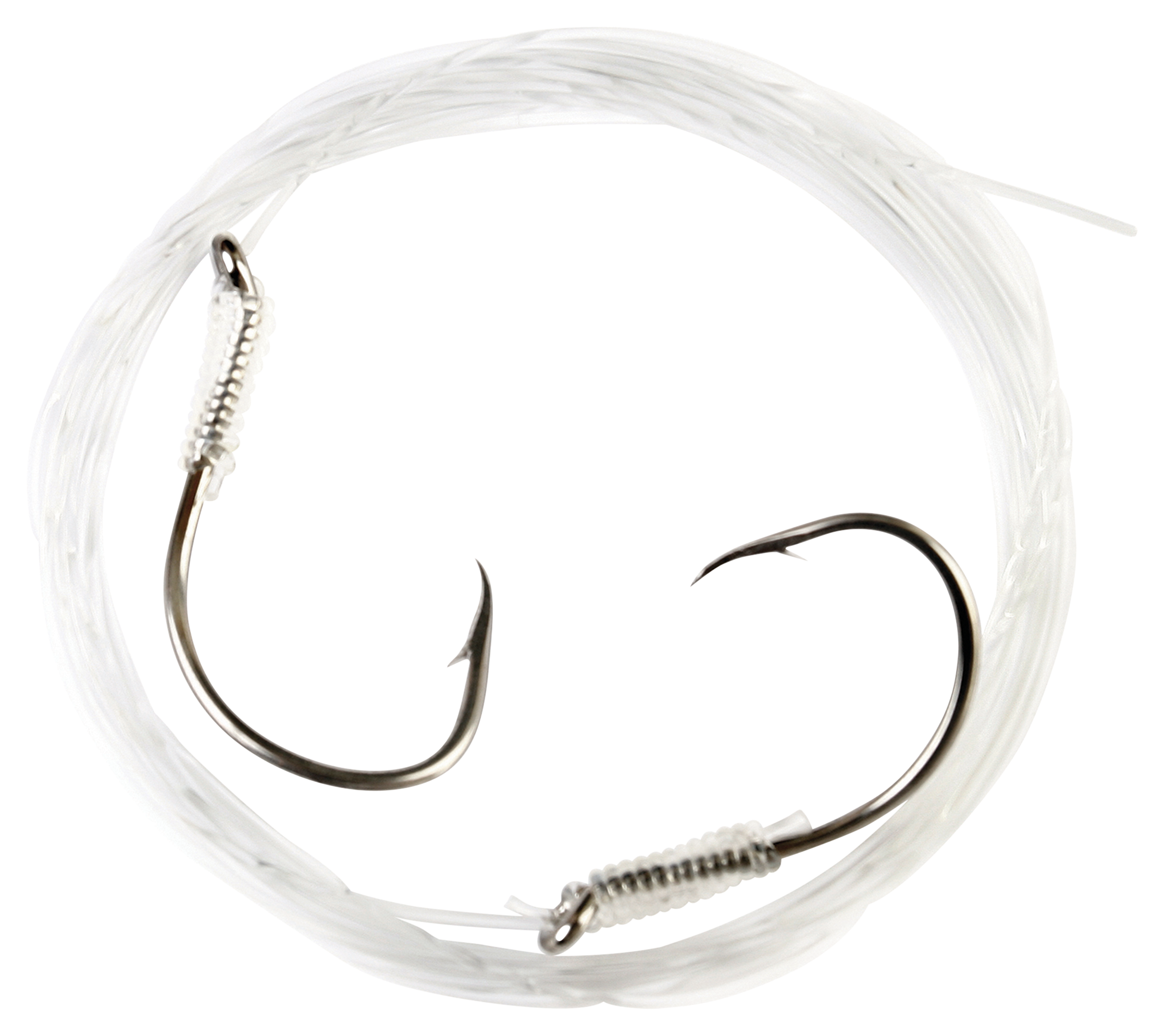Image of Eagle Claw Salmon Mooching Fixed Rig - Nickel - 4/0, 5/0 - 30 lb Test