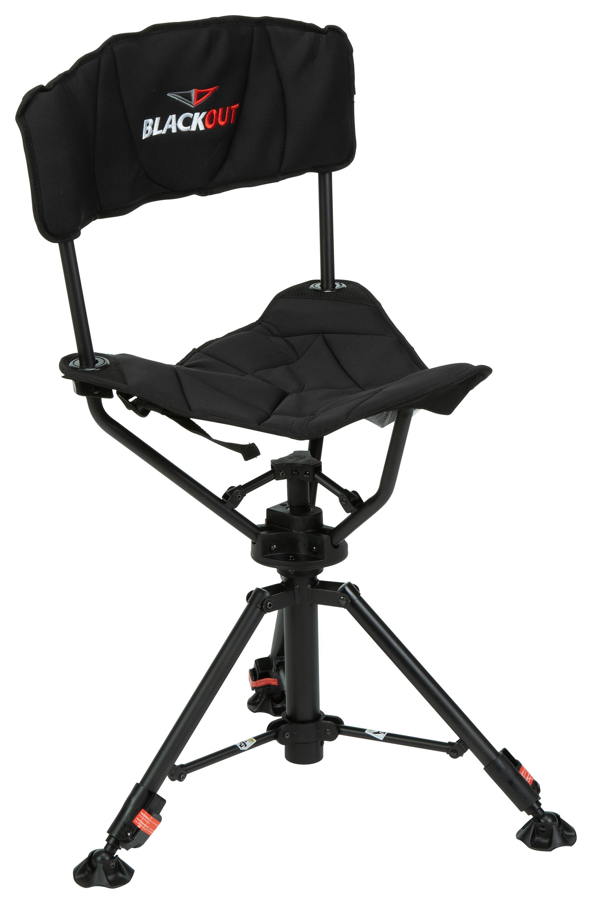 BlackOut Swivel Tripod Chair