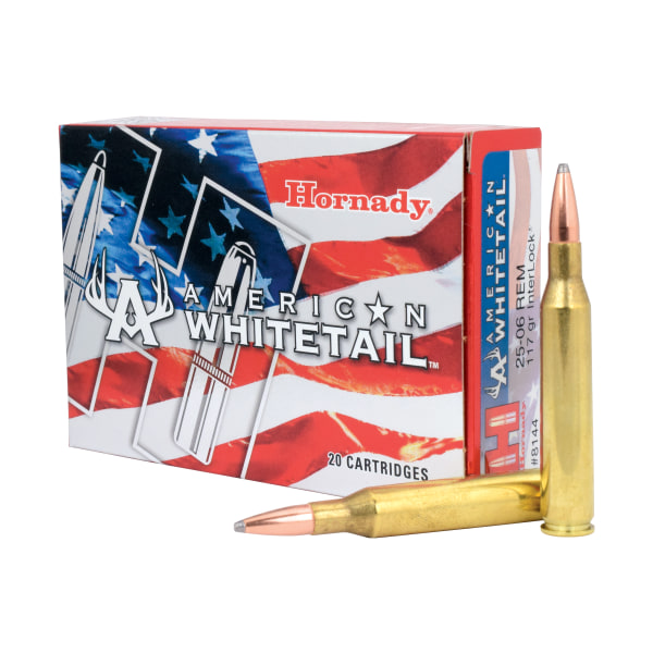 Hornady American Whitetail .25-06 Remington 117 Grain Centerfire Rifle Ammo