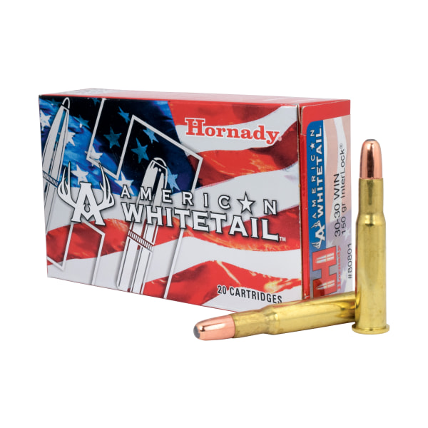 Hornady American Whitetail Centerfire Rifle Ammo - .30-30 Winchester - 150 Grain