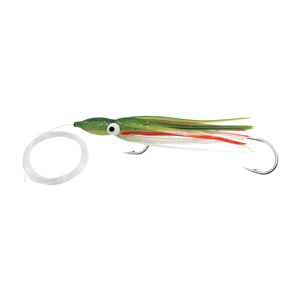 Delta Tackle 4.5' Rigged Squid - 4-1/2″ - Army Glow