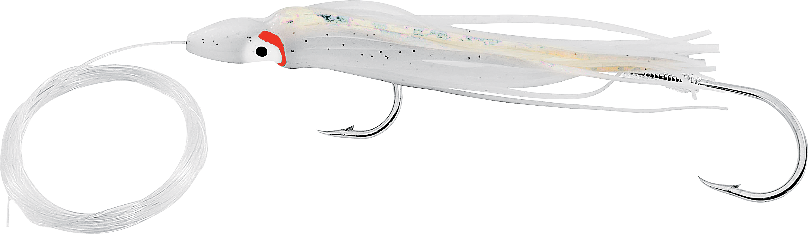 Delta Tackle 4.5' Rigged Squid - 4-1/2″ - UV Pearl