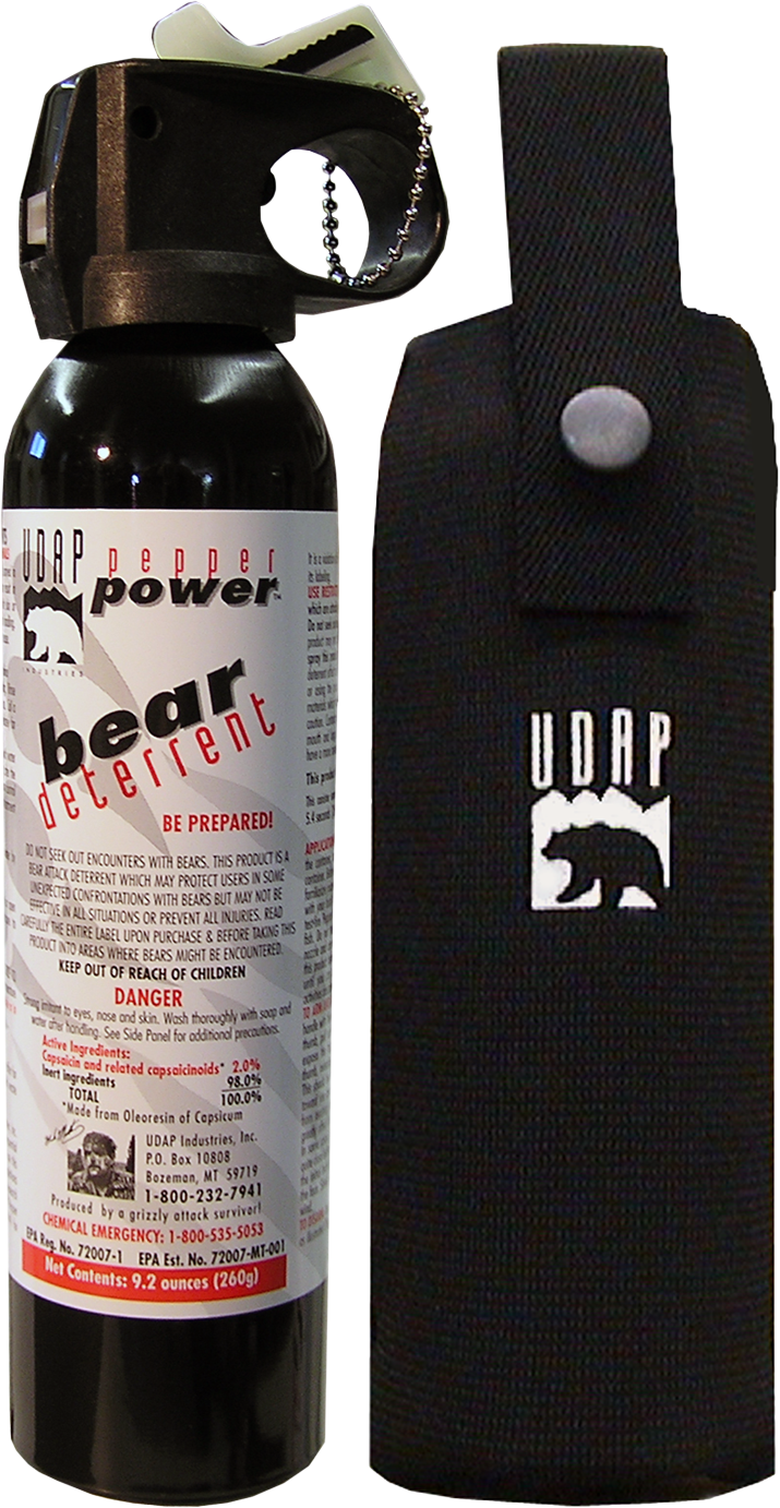 Image of UDAP 15 CP Magnum Bear Spray with Chest Holster