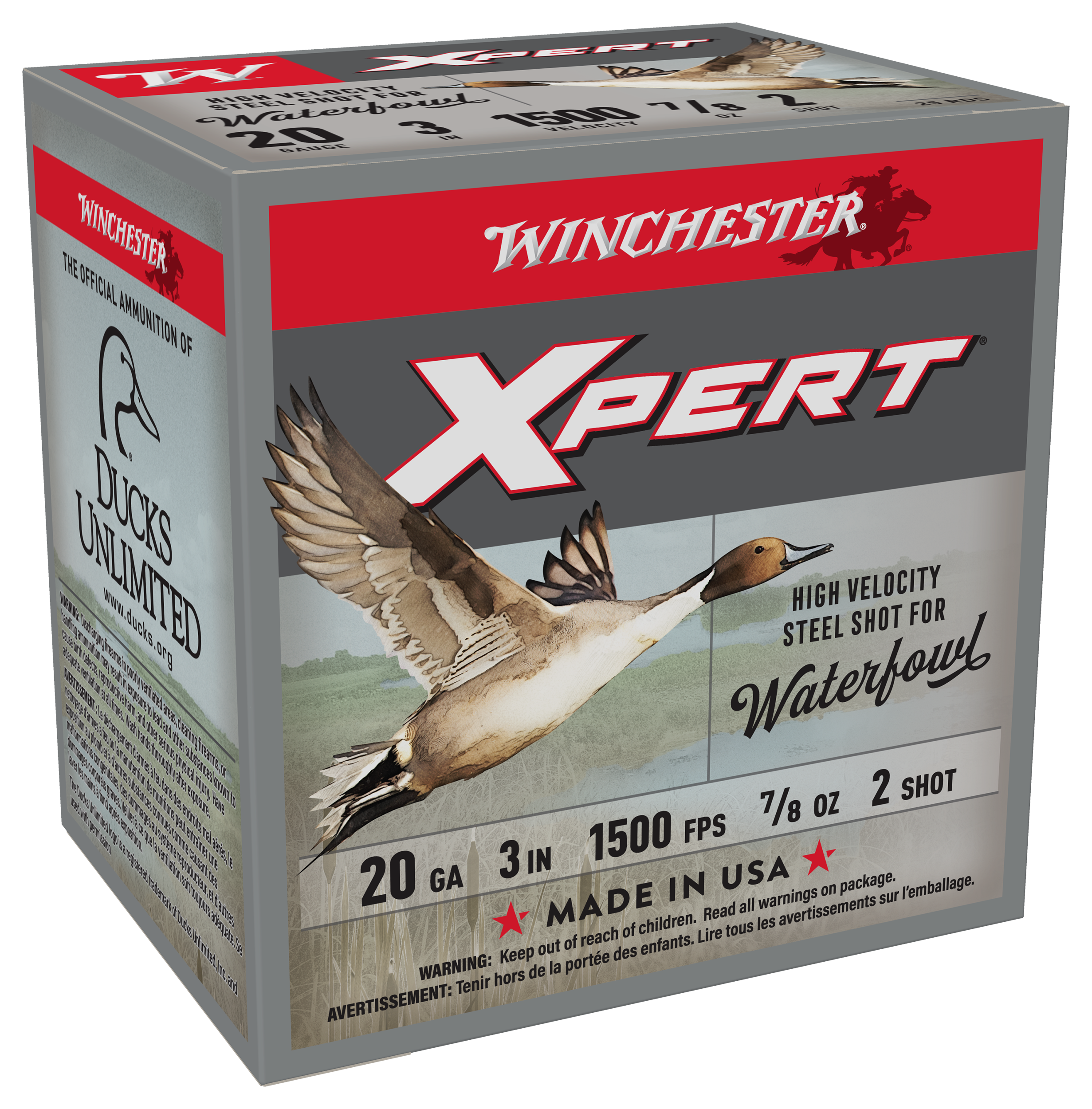 Winchester Super-X Xpert HV Waterfowl 20-Ga. 3″ 7/8 oz. Shotshells - #2 - 250 Rounds - Winchester