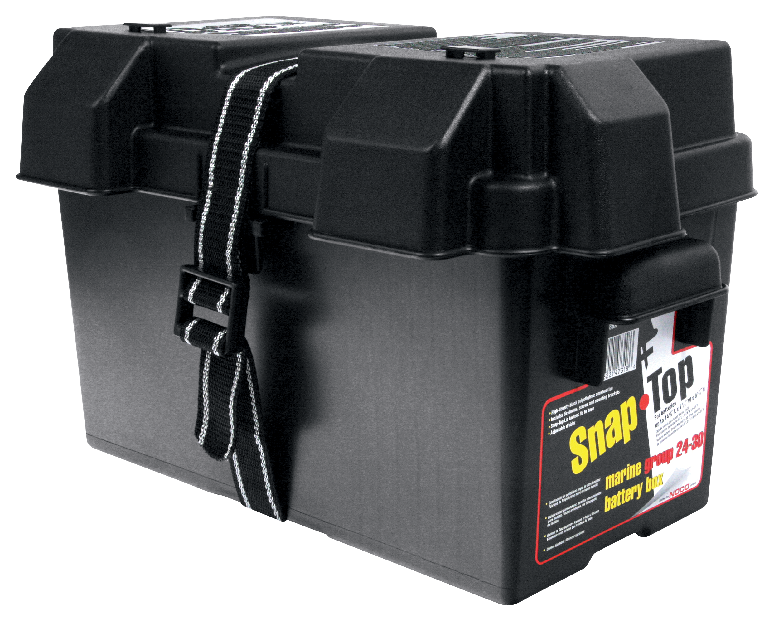 Bass Pro Shops Snap-Top Marine Battery Box