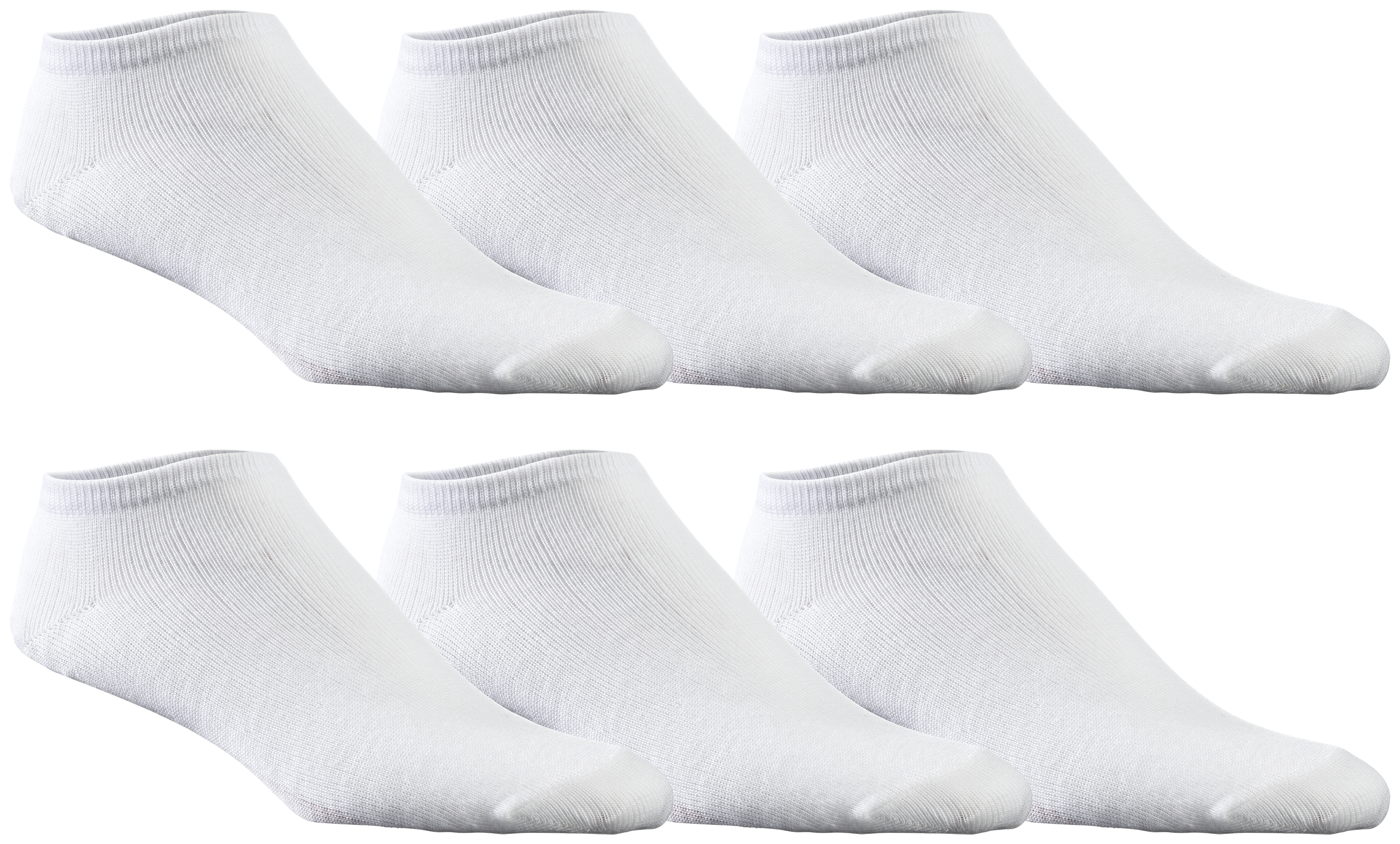 Natural Reflections No-Show White Socks for Ladies - 6-Pair Pack | Bass Pro  Shops