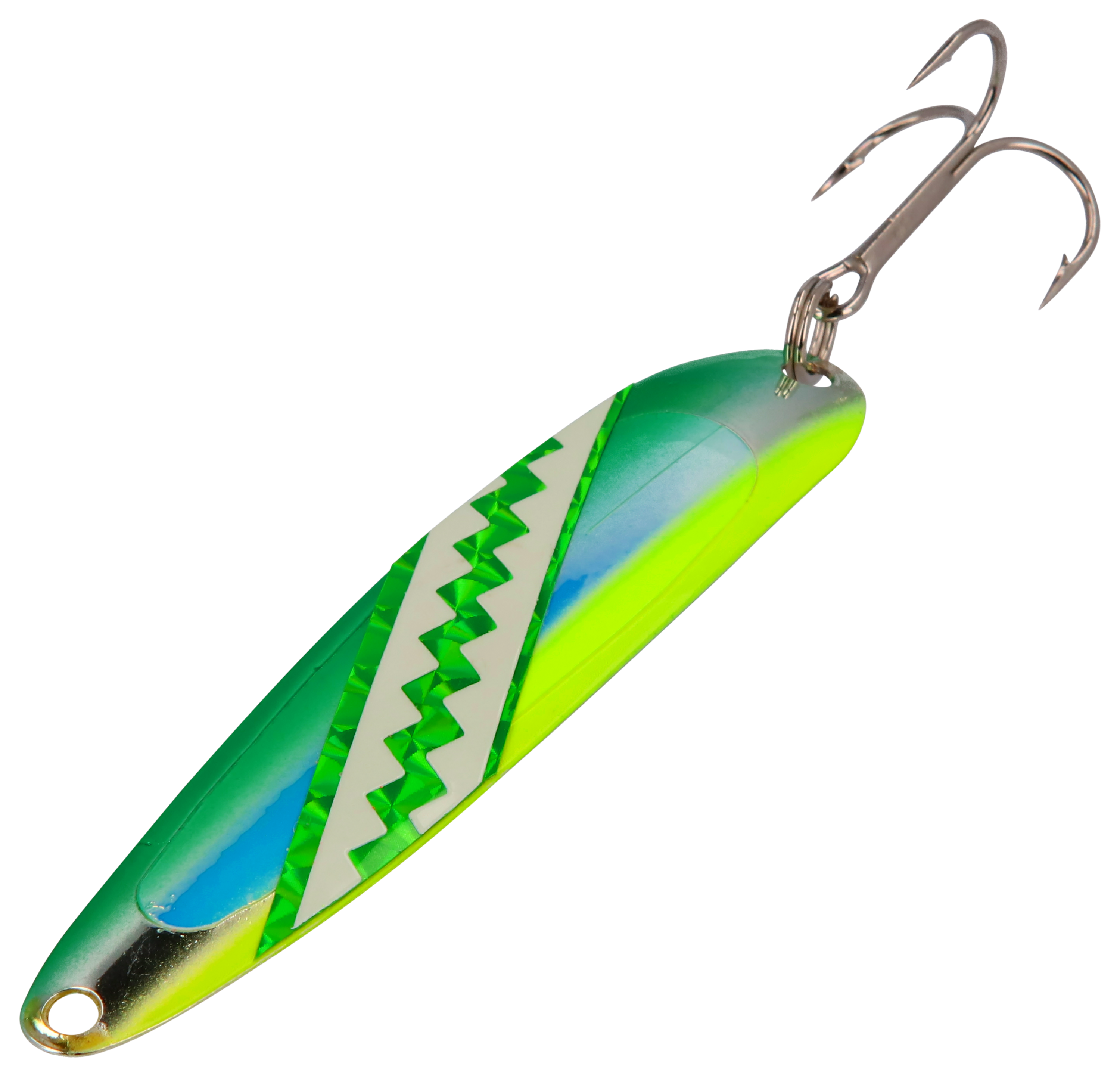 Image of Michigan Stinger Trolling Spoon - 3/16 oz. - UV Green Dolphin