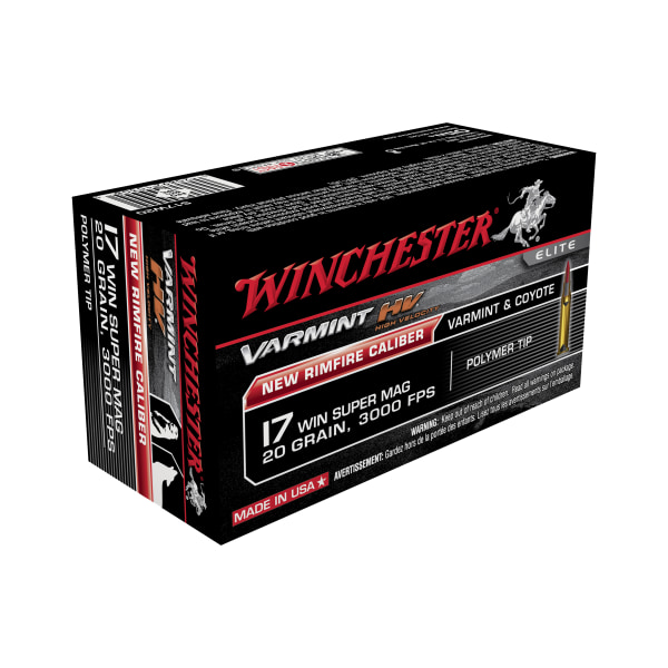 Winchester Varmint HV 17 Win Super Mag Rimfire Ammo