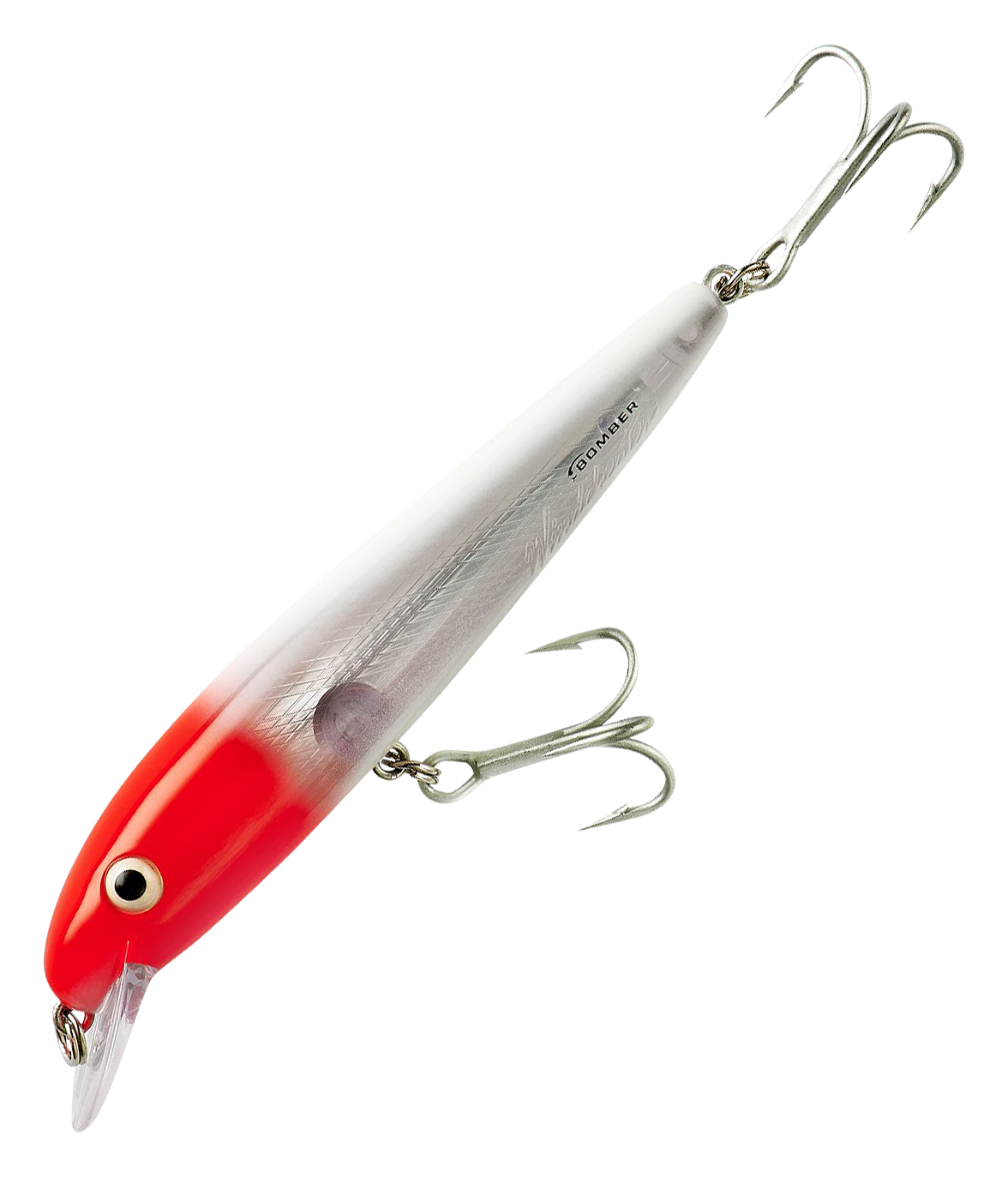 Image of Bomber Saltwater Grade Wind-Cheater Lure - Silver Red Head