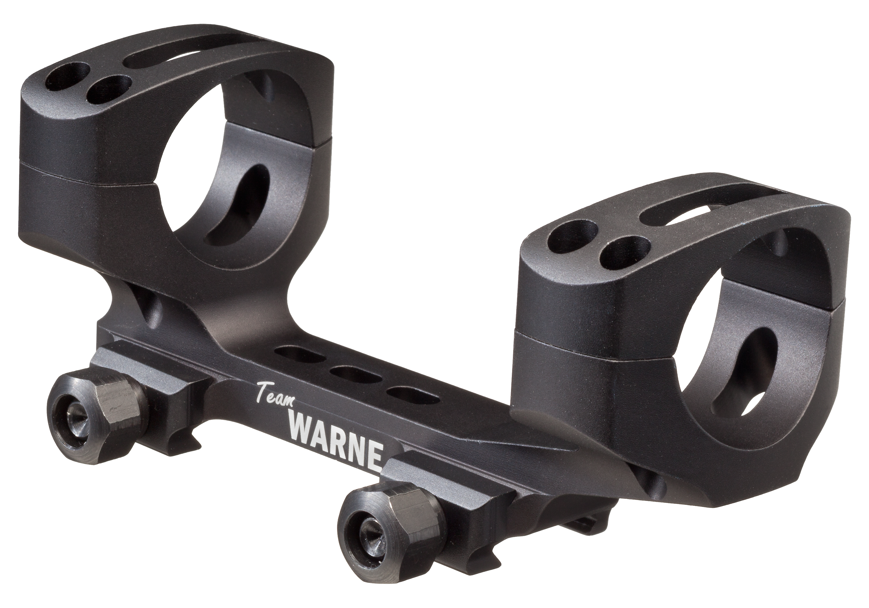 WARNE Gen 2, Extended Skeletonized 1 inch Mount, Black (XSKEL1TW)