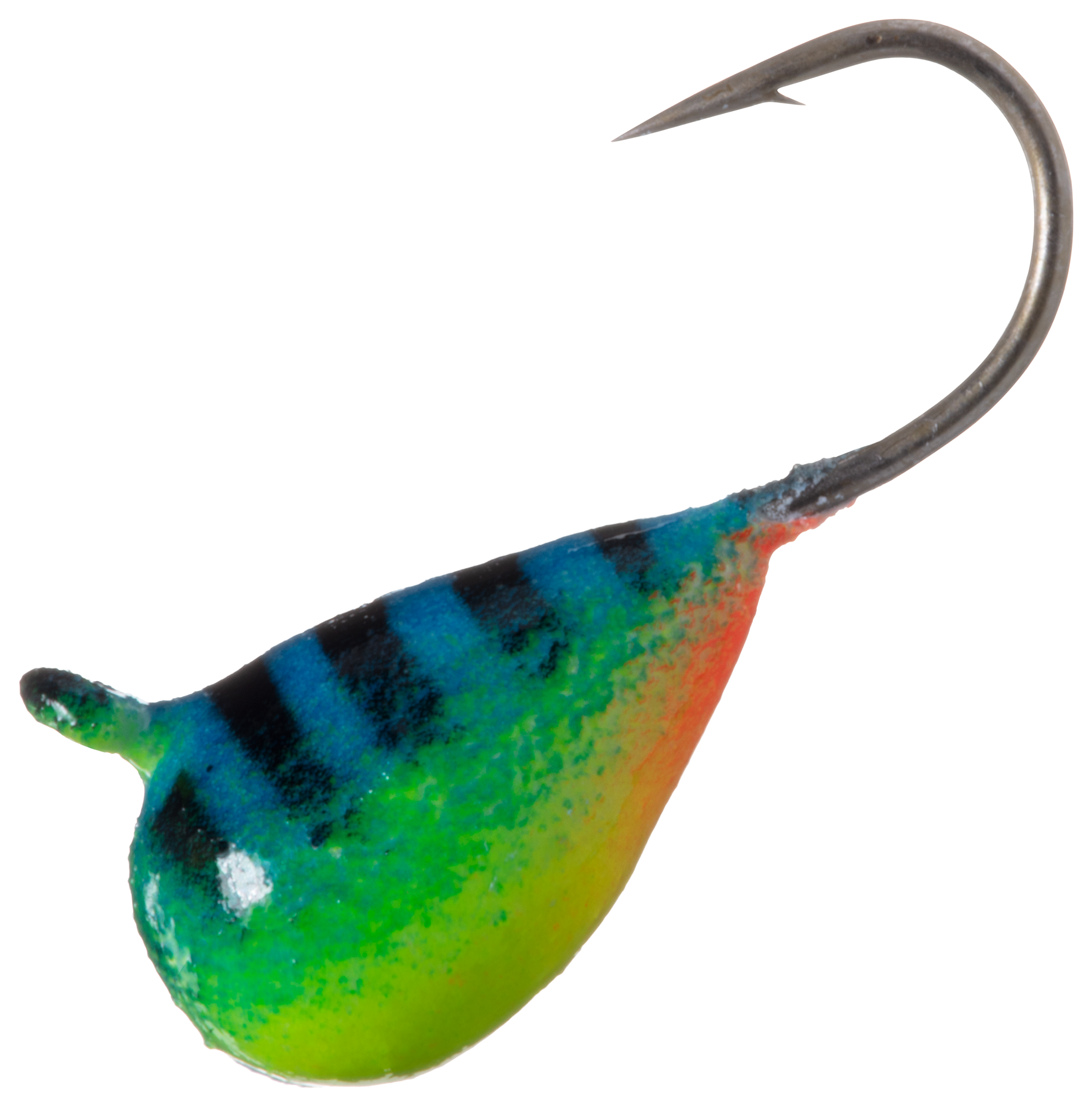 Clam The Drop Jig - 1/16 oz. - Chartreuse/Blue Glow Bar