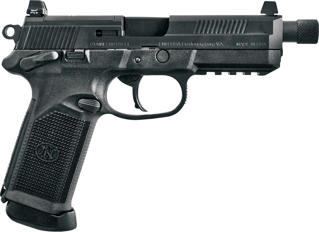 FNH USA FNX45 Tactical SemiAuto Pistol  45 ACP  Right  Blackened Stainless  15  1