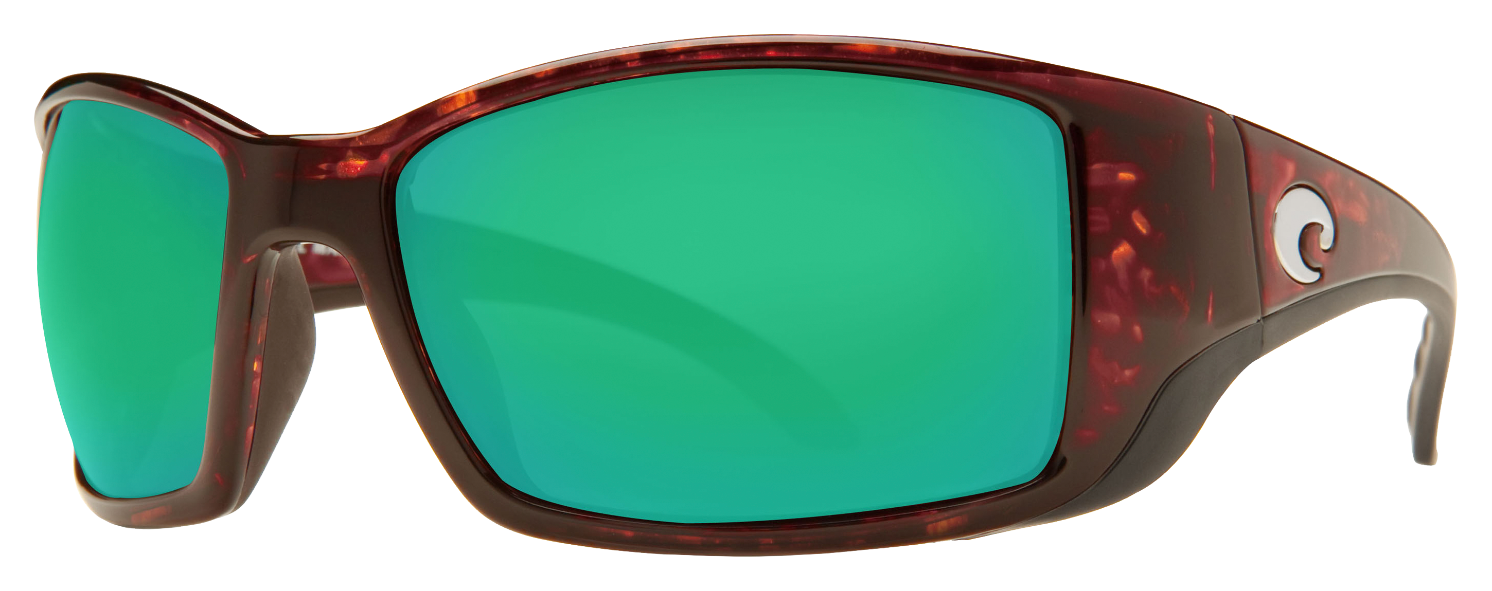 Costa Del Mar Blackfin 580G Glass Polarized Sunglasses - Tortoise/Green Mirror - Large