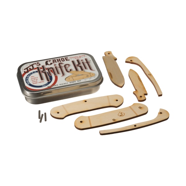 Channel Craft JJ's Wooden Canoe Pocket Knife Kit