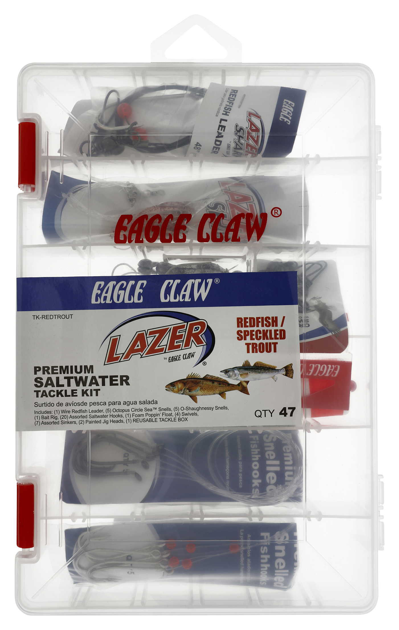 Eagle Claw Lazer Sharp Redfish/Speckled Trout Saltwater Tackle Kit