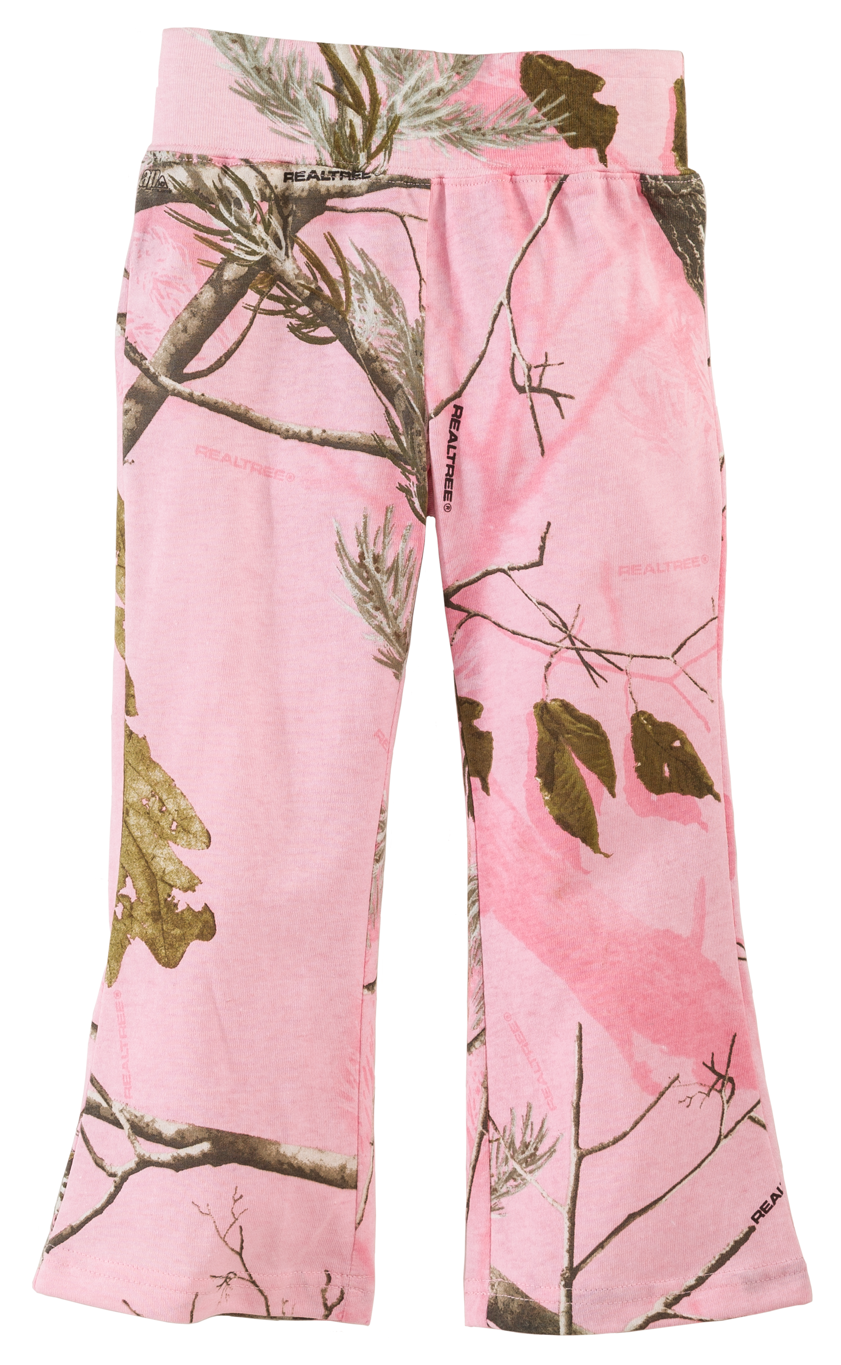 Bass Pro Shops Realtree APC Pink Camo Yoga Pants for Babies or Toddler Girls