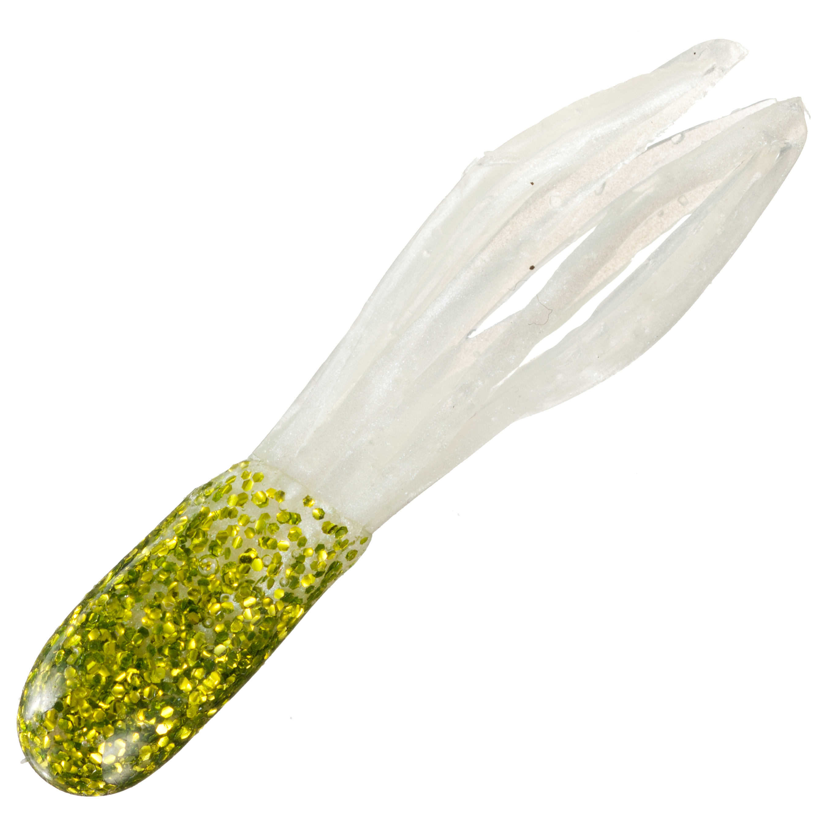 Bass Pro Shops Crappie Maxx Squirmin' Squirts - Electric Chartreuse/Pearl